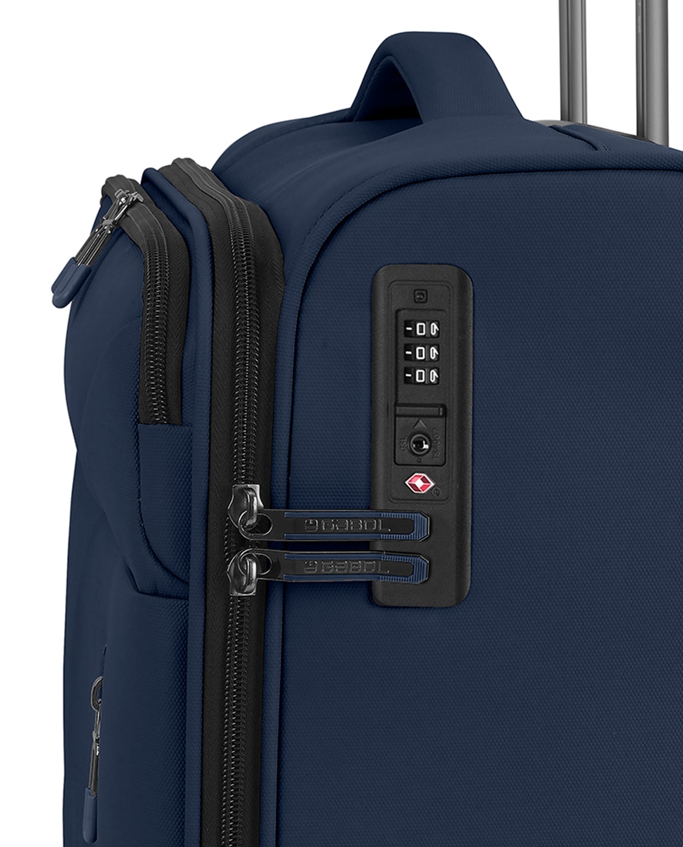 Mala de Cabine Expansível Canada Maleável com Capacidade Até 42,2l Azul-marinho-6