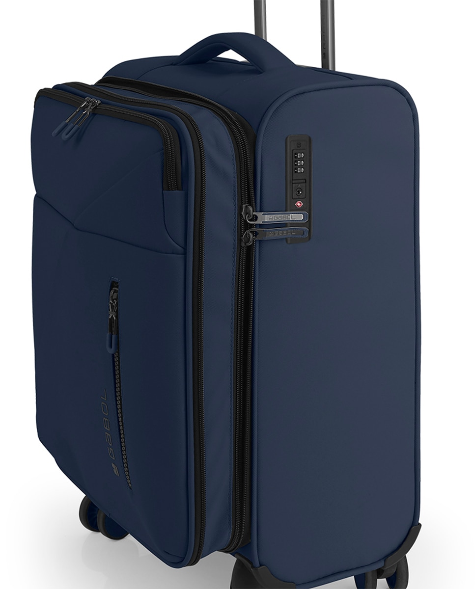Mala de Cabine Expansível Canada Maleável com Capacidade Até 42,2l Azul-marinho-8