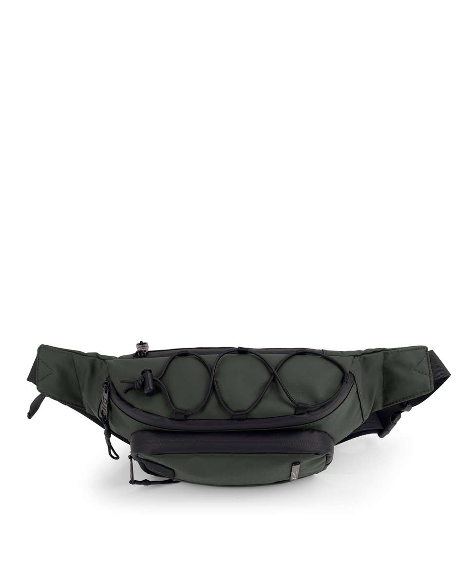 Bolsa de Cintura Disk com Cordas Caqui-5