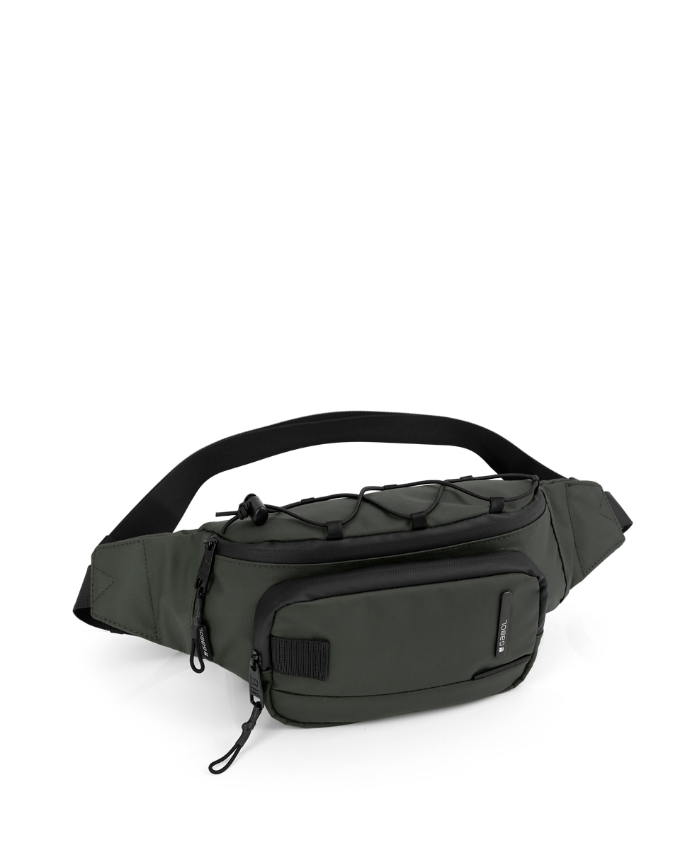 Bolsa de Cintura Disk com Cordas Caqui-6