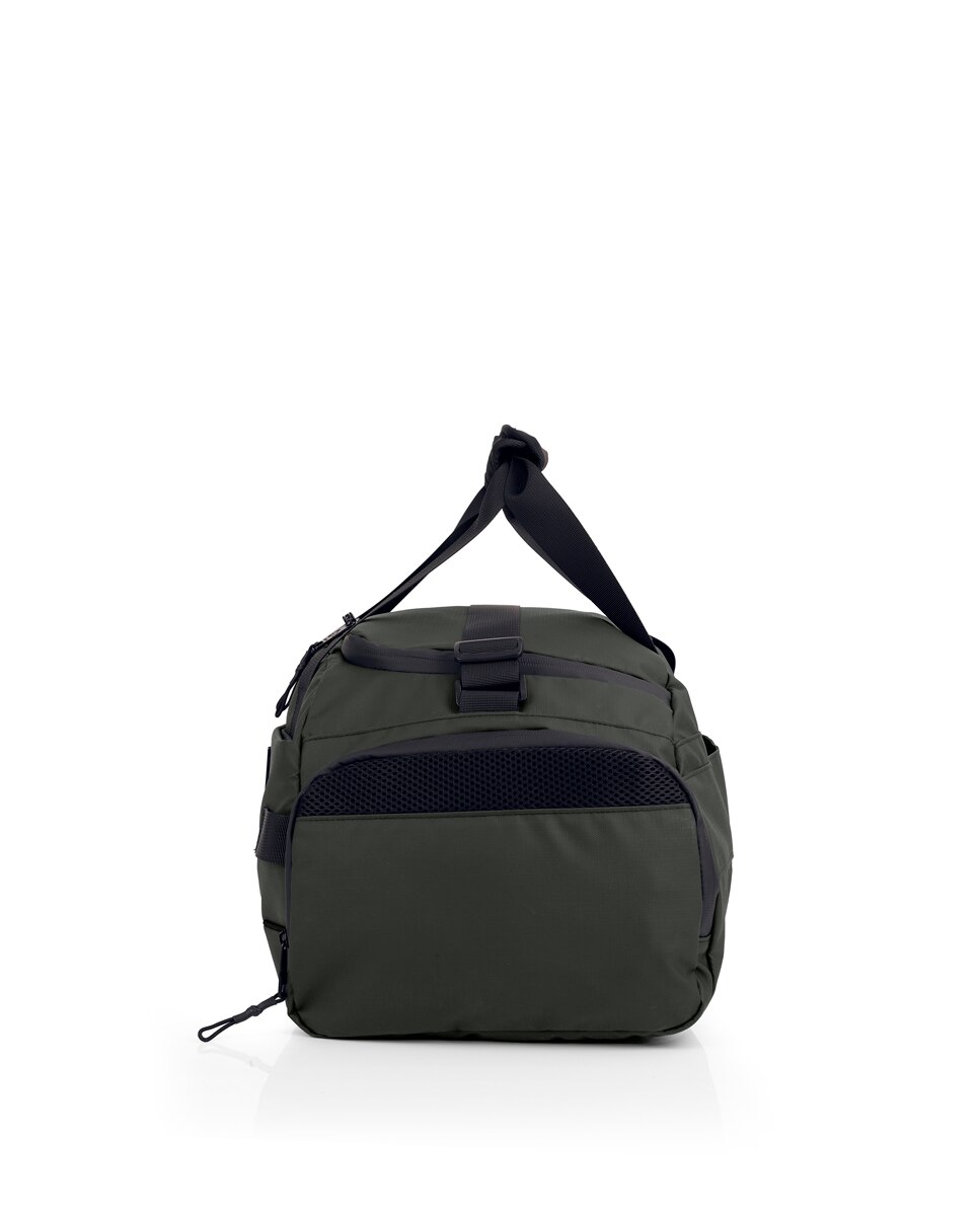 Mala Mochila de Viagem Disk Multibolsos Caqui-2