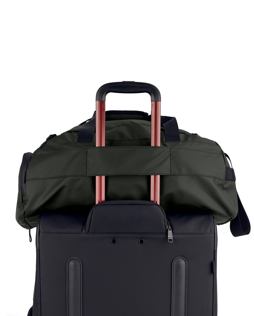 Mala Mochila de Viagem Disk Multibolsos Caqui-9