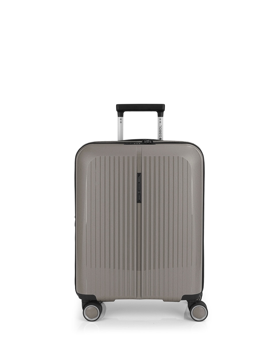 Conjunto de 3 Malas (cabine, Média e Grande) Expansíveis e Necessaire Brooklyn Rígidas com Capacidade de 235 L Champanhe-2
