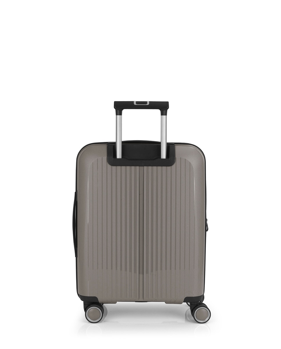 Conjunto de 3 Malas (cabine, Média e Grande) Expansíveis e Necessaire Brooklyn Rígidas com Capacidade de 235 L Champanhe-4