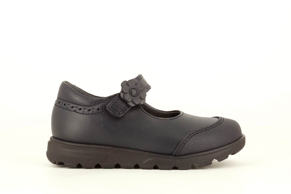 Sapatos de Presilha Infantil de Pele com Velcro Pablosky Azul-2