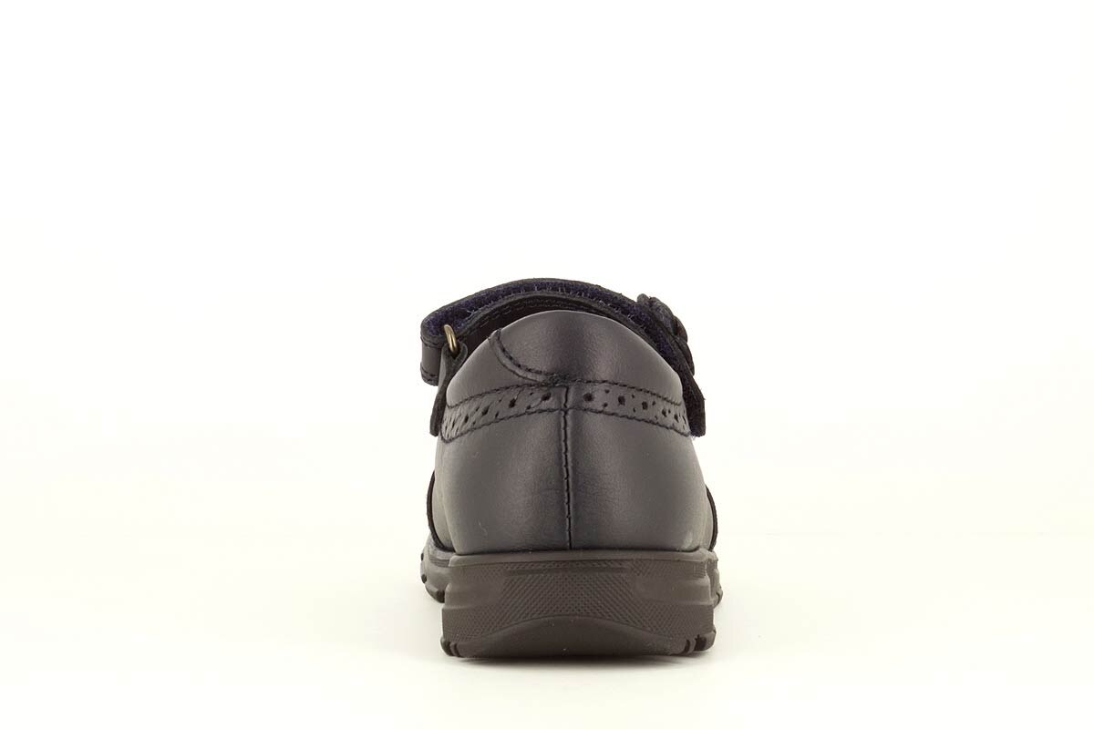 Sapatos de Presilha Infantil de Pele com Velcro Pablosky Azul-3