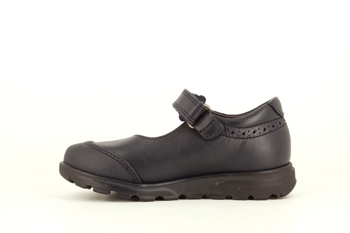 Sapatos de Presilha Infantil de Pele com Velcro Pablosky Azul-4