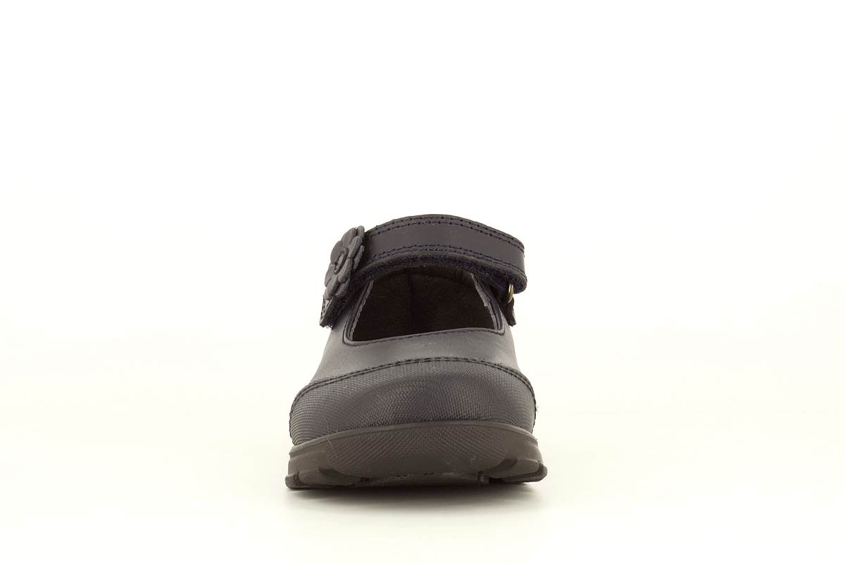 Sapatos de Presilha Infantil de Pele com Velcro Pablosky Azul-5