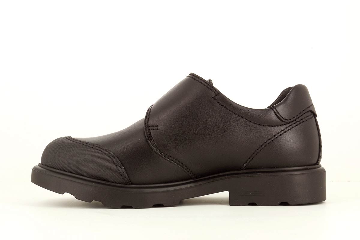 Mocassins Infantil de Pele com Velcro Pablosky Preto-4