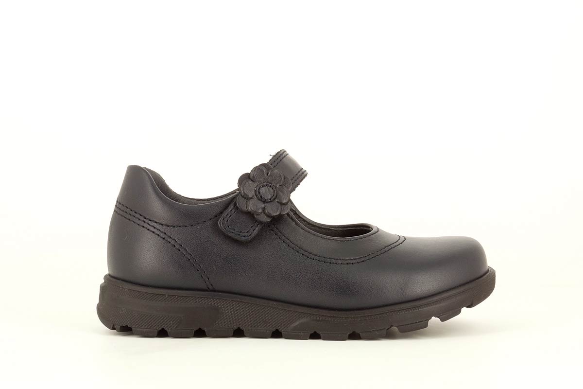 Sapatos de Presilha de Pele com Velcro em Azul Pablosky Azul-marinho-5