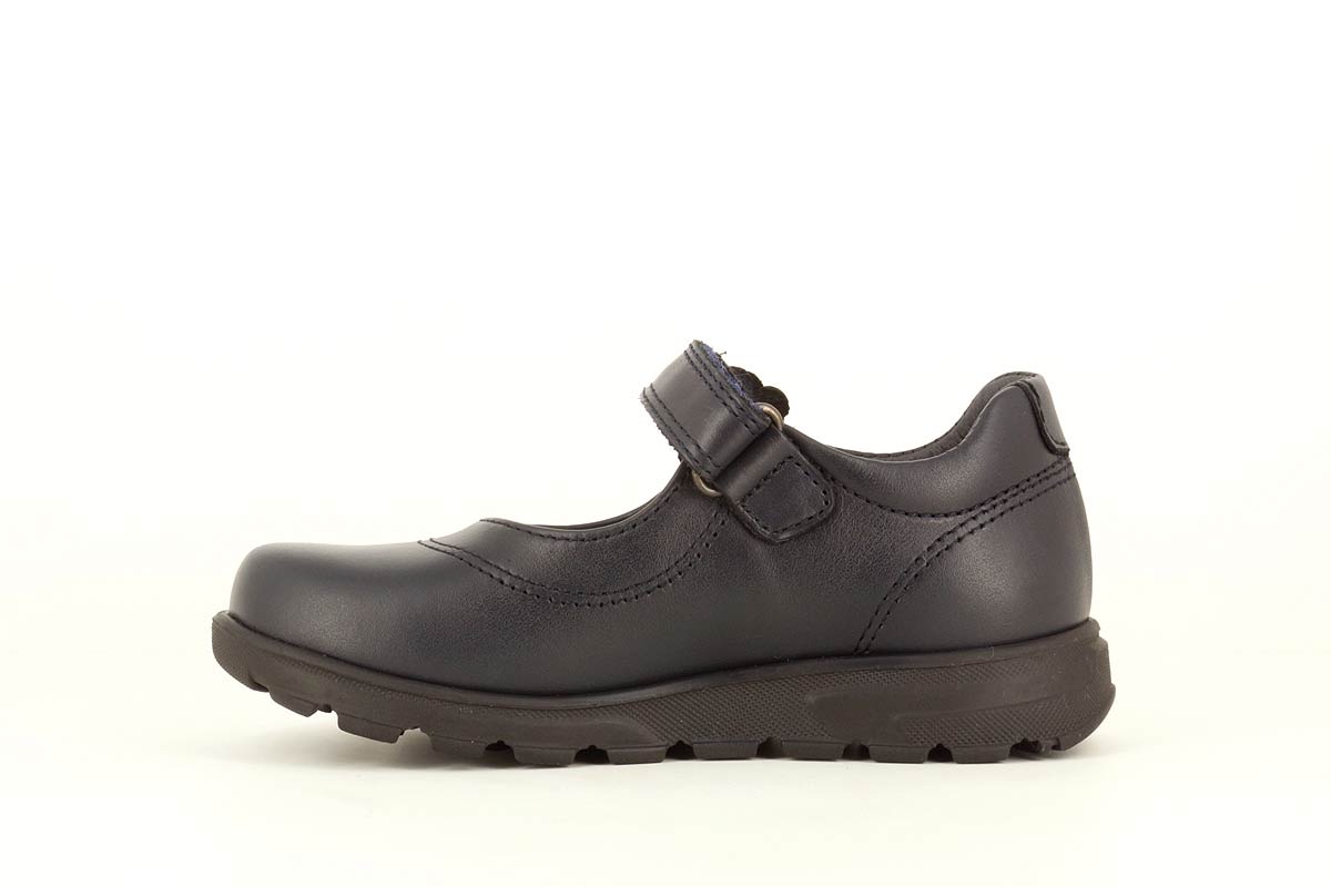 Sapatos de Presilha de Pele com Velcro em Azul Pablosky Azul-marinho-3