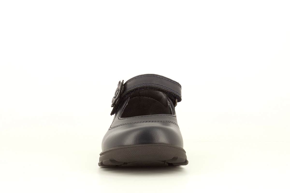 Sapatos de Presilha de Pele com Velcro em Azul Pablosky Azul-marinho-4