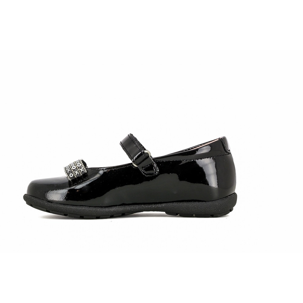 Sabrinas e Sapatos de Presilha de menina em cor preto de pele Pablosky Preto-3