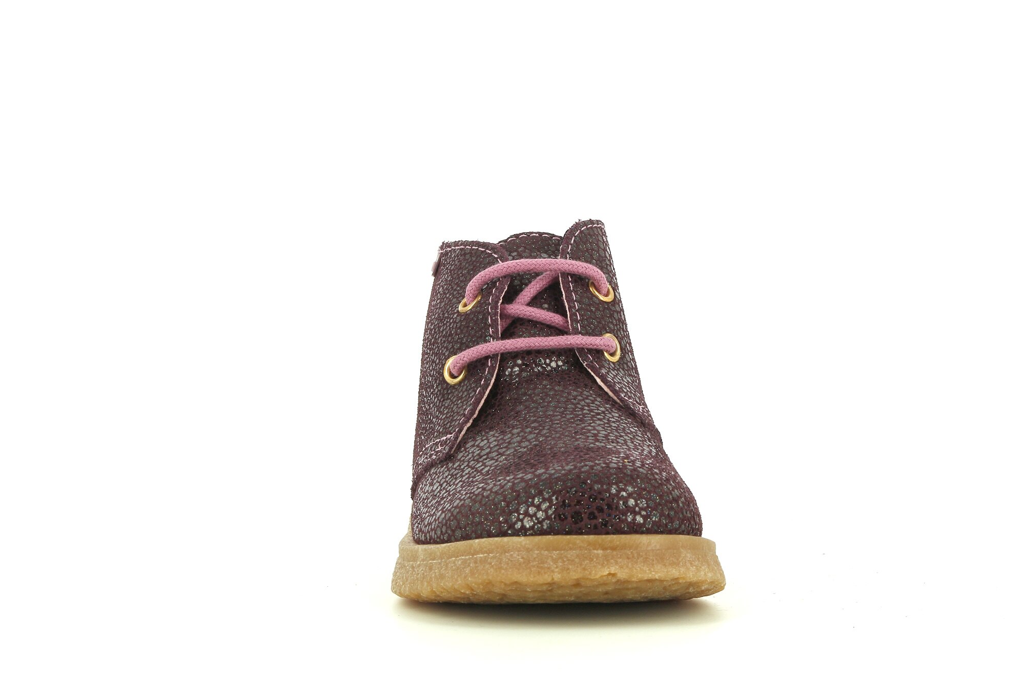 Botas Infantil de Pele em Roxo Pablosky Roxo-5