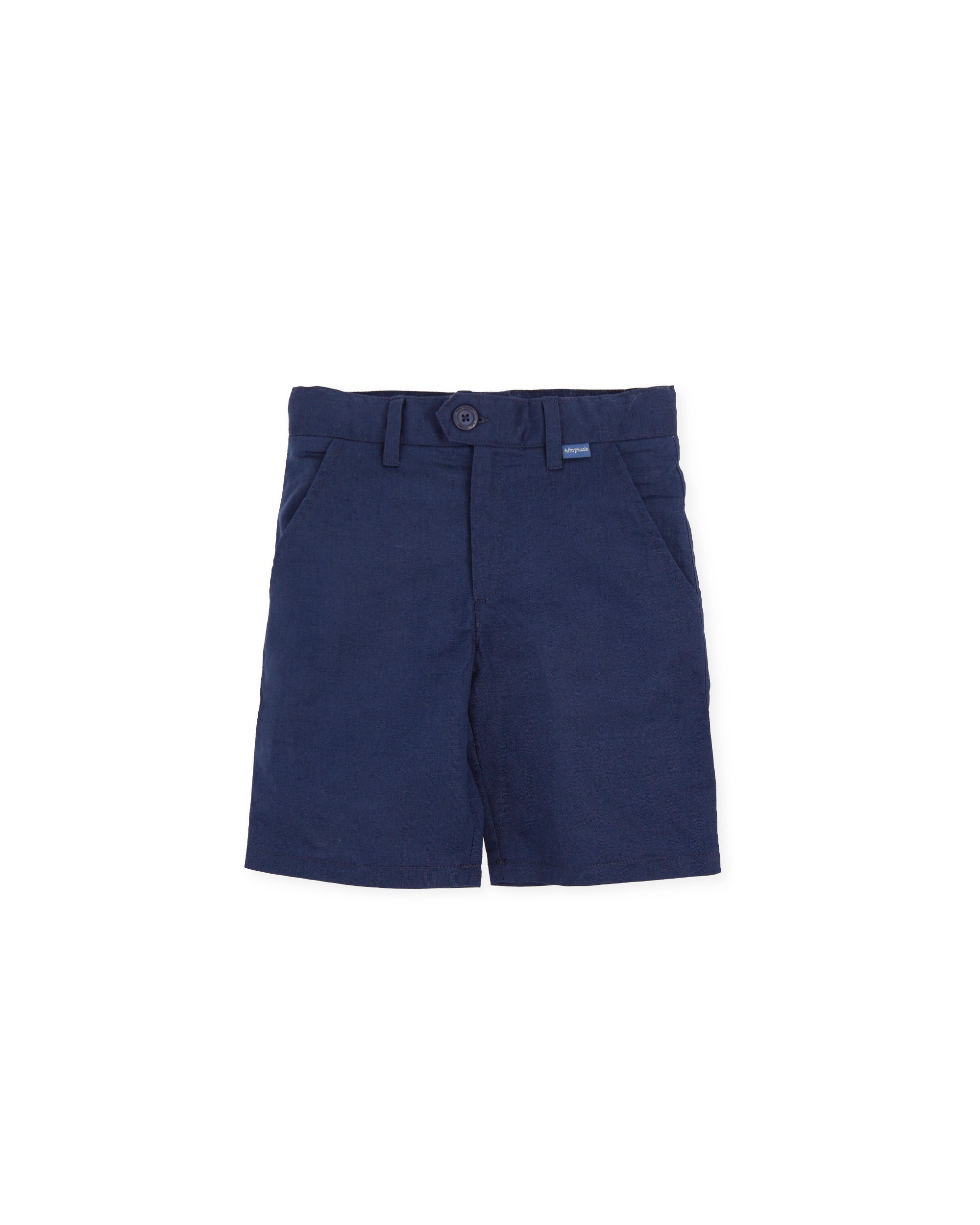 Imagem 0 de Bermudas de Linho com Bolsos