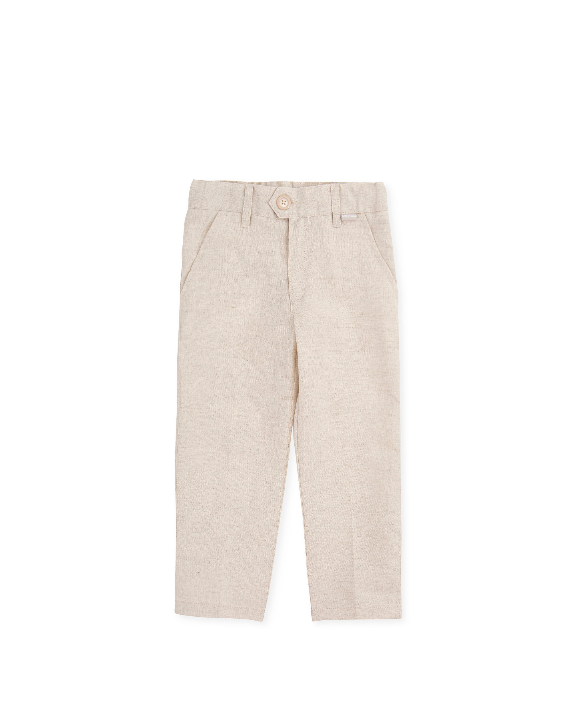 Imagem 0 de Calças Chino de Linho em Tom de Areia