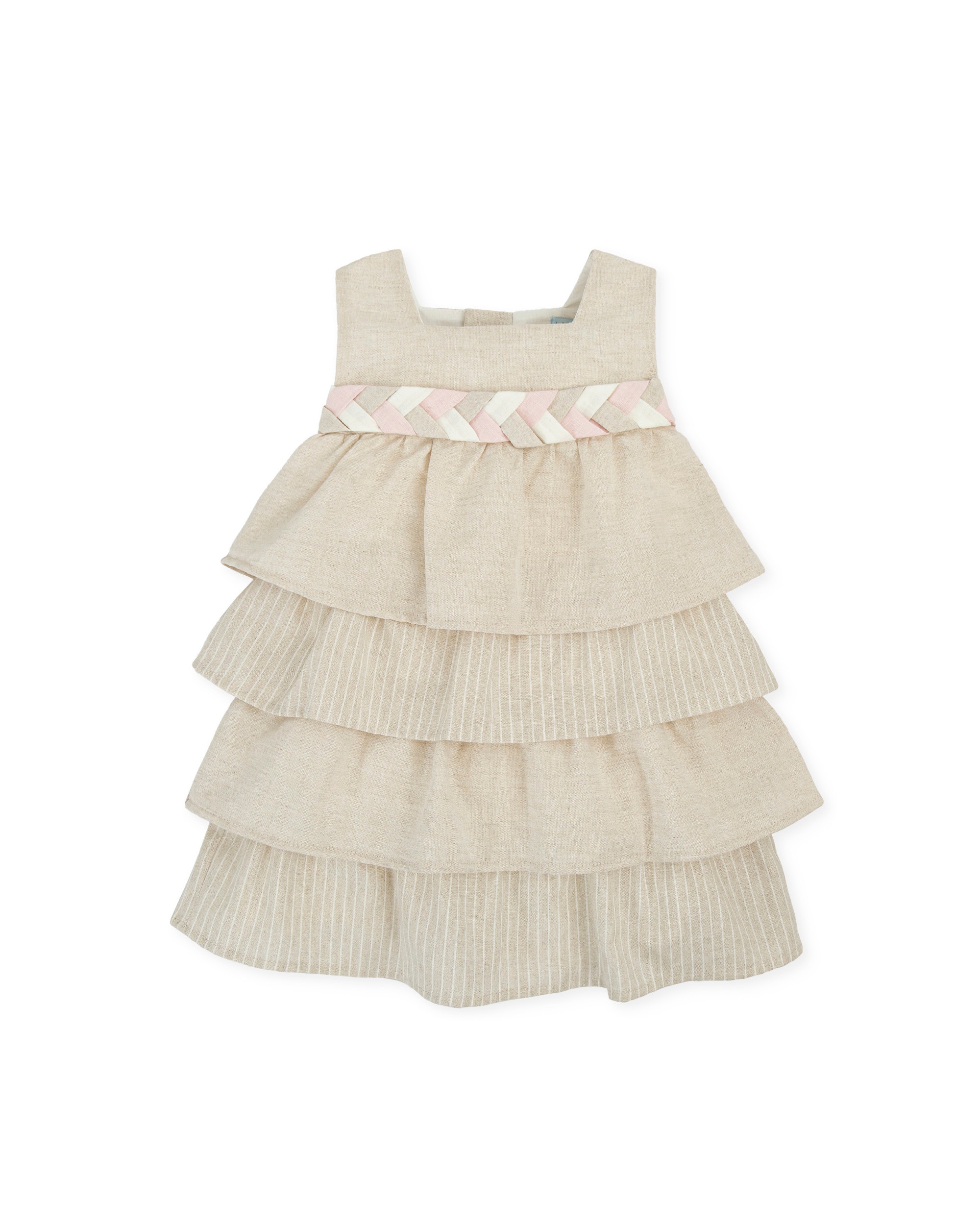 Imagem 0 de Vestido Sem Mangas com Folhos