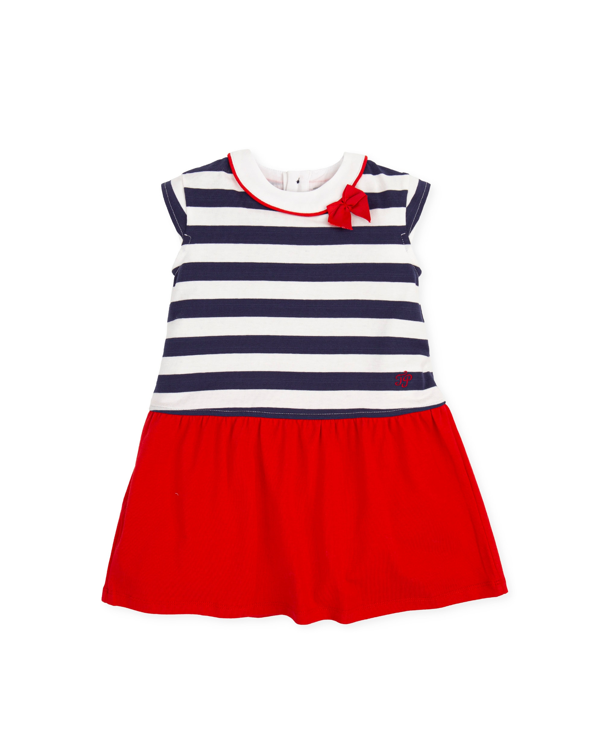 Imagem 0 de Vestido Manga Curta às Riscas