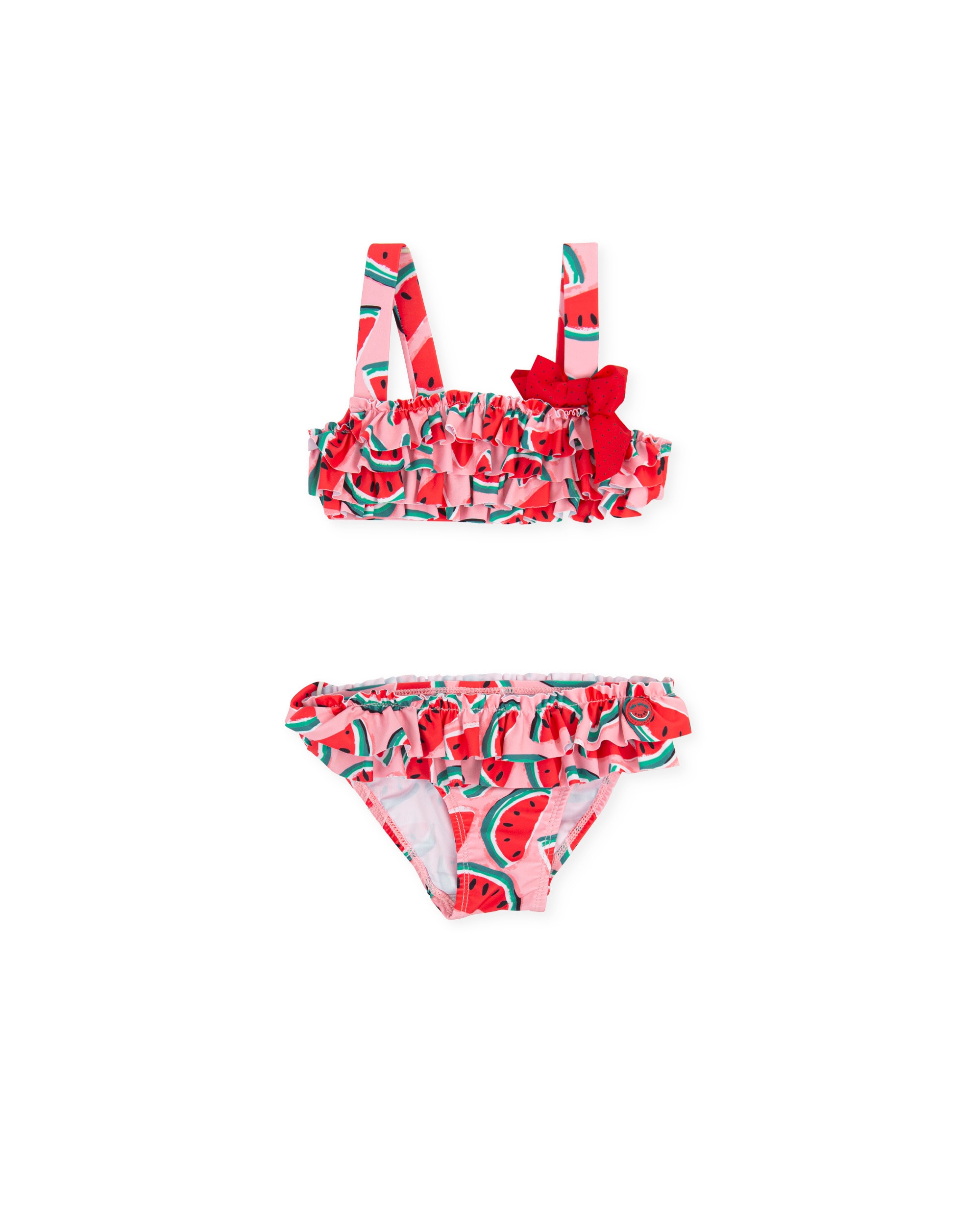 Imagem 0 de Biquíni com Folhos e Estampado de Melancia