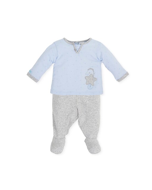 Imagem 0 de Pijama de Duas Peças em Algodão para Bebé