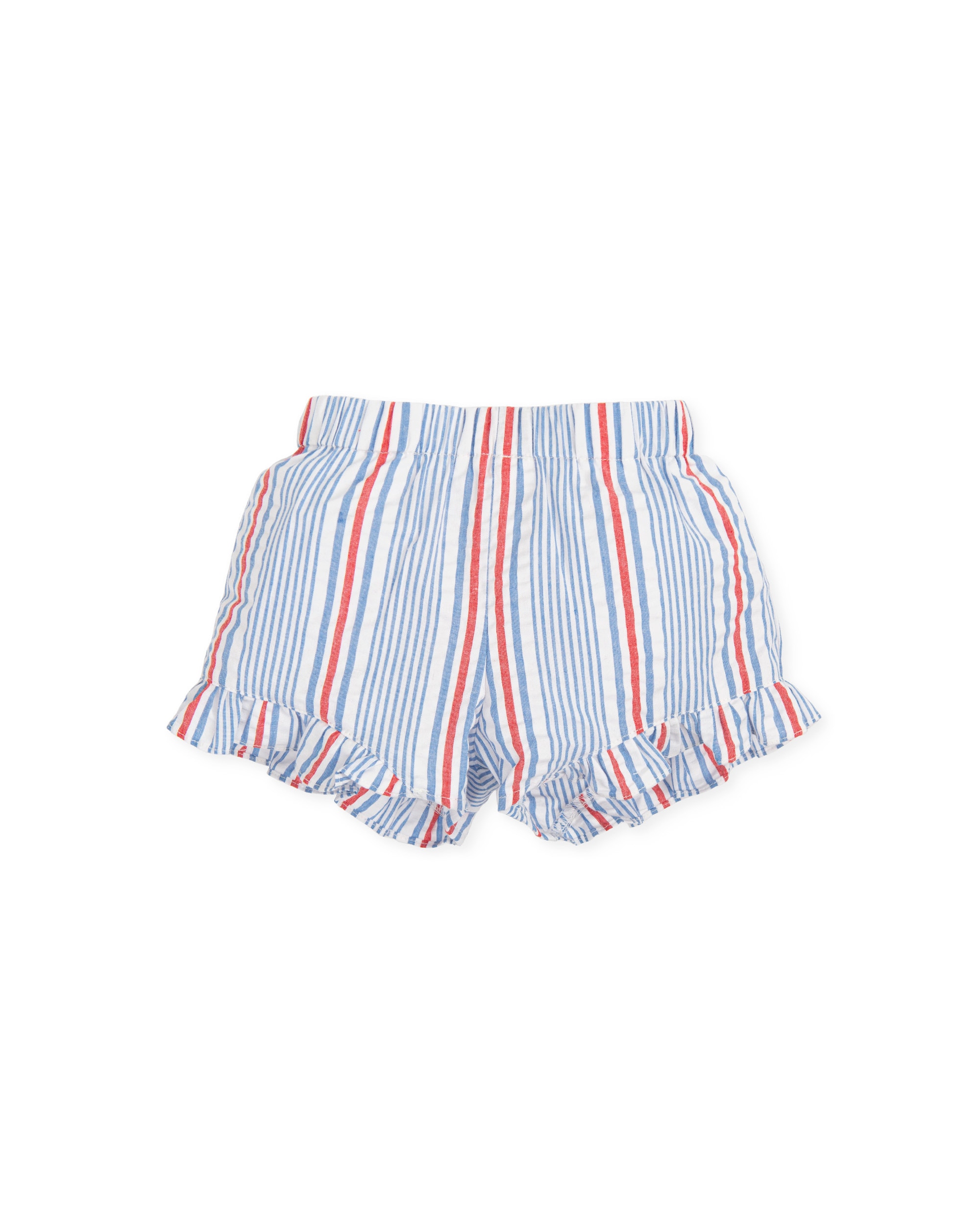 Imagem 0 de Calções às Riscas com Folhos