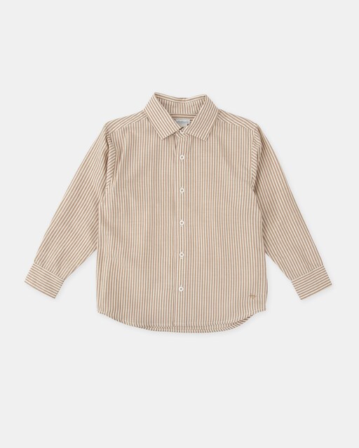 Imagem 0 de Camisa para Bebé às Riscas em Areia