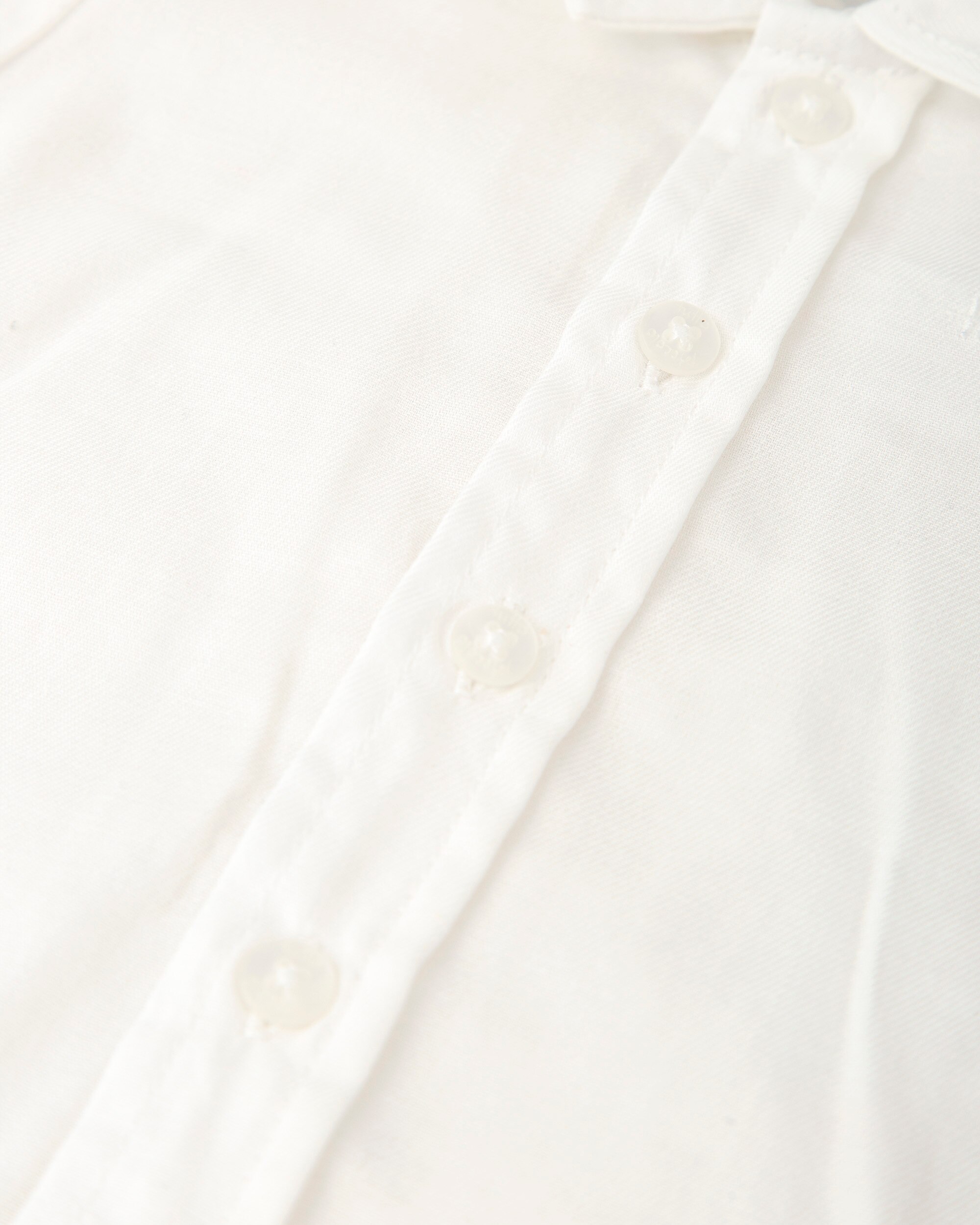 Camisa para Bebé Branca com Elástico nos Punhos Tutto Piccolo Branco-3