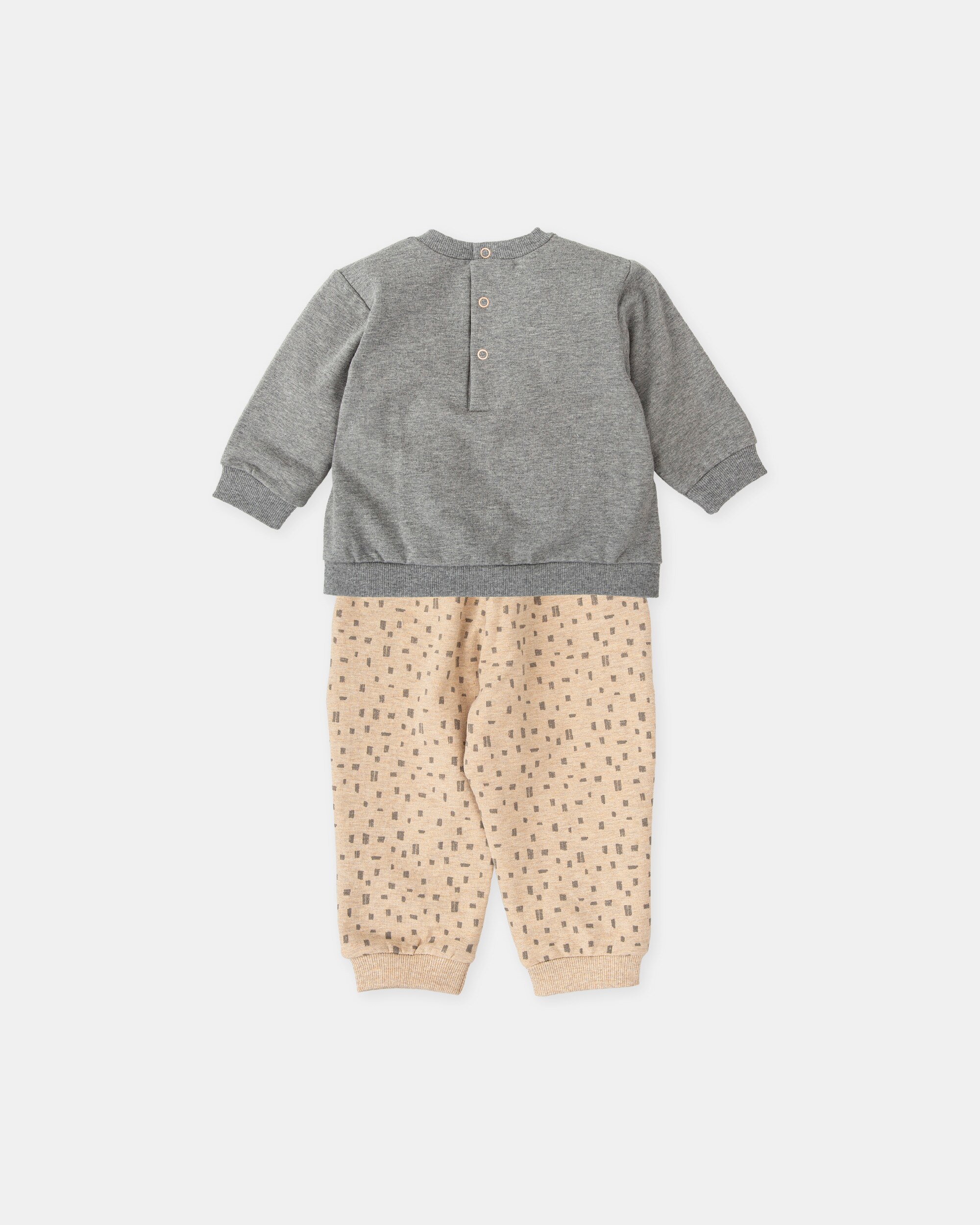Conjunto para Bebé de Duas Peças Raposa em Antracite Cinzento-escuro-2