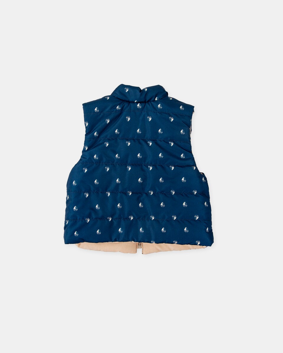 Colete Reversível em Azul-marinho Barcos Azul-marinho-2