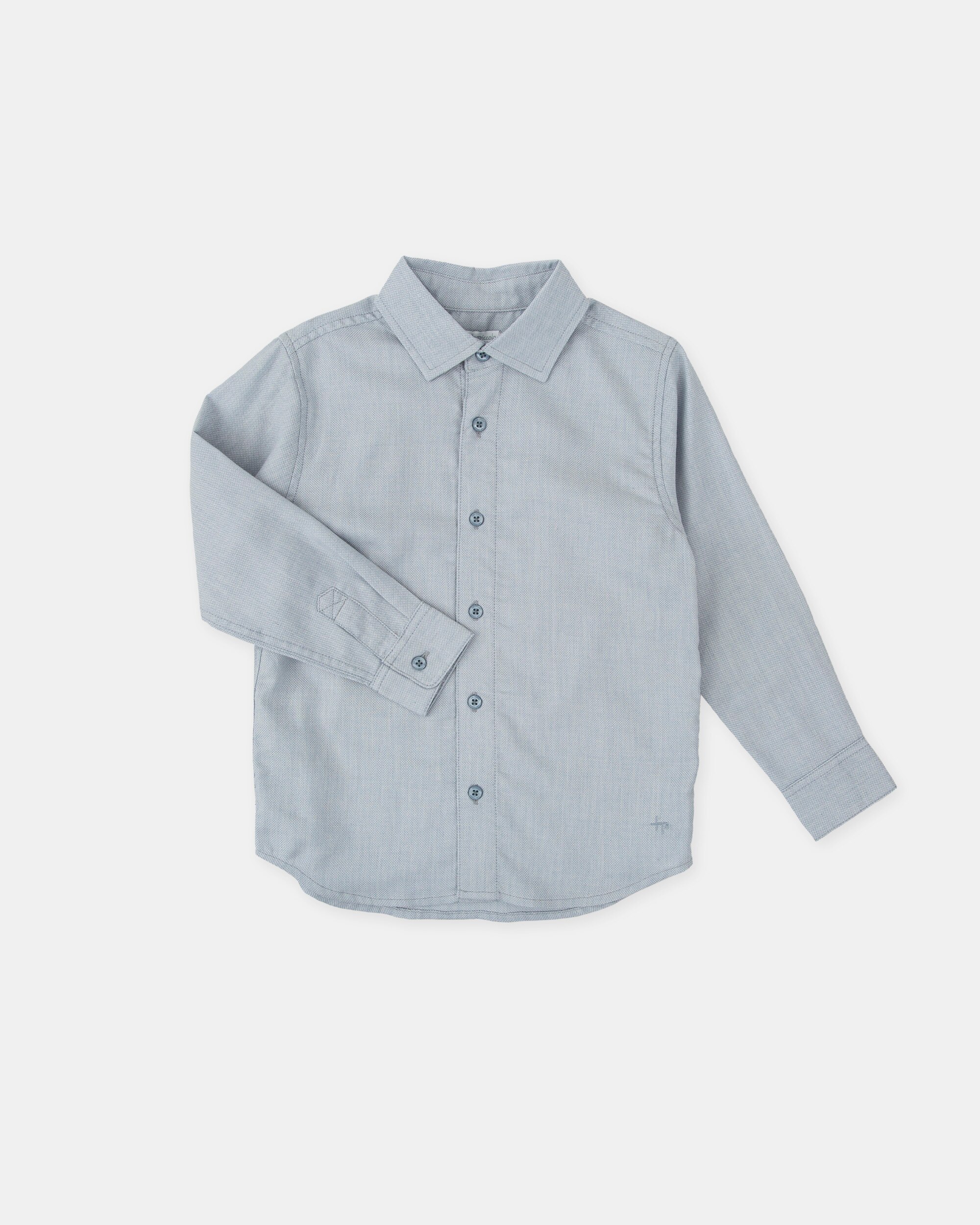 Camisa Lisa Porcelana Tutto Piccolo Azul-claro-3