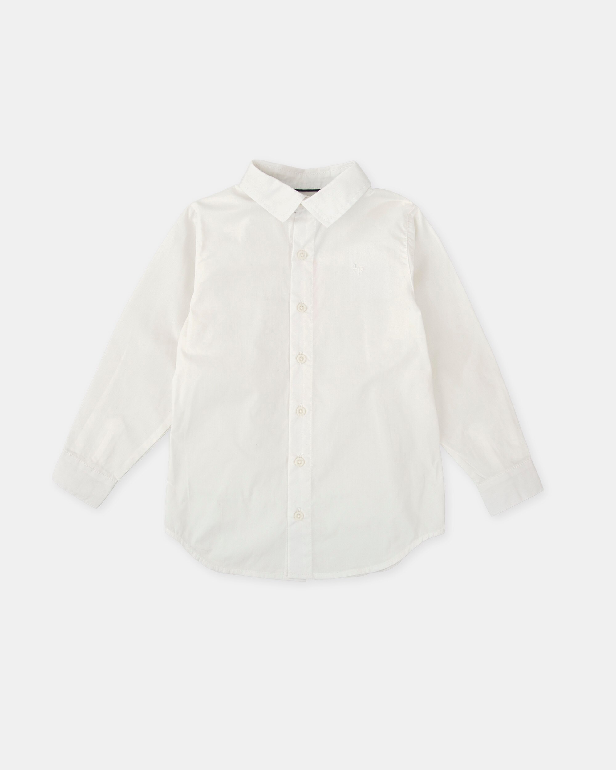 Camisa Infantil Branca de Algodão Tutto Piccolo Branco-1
