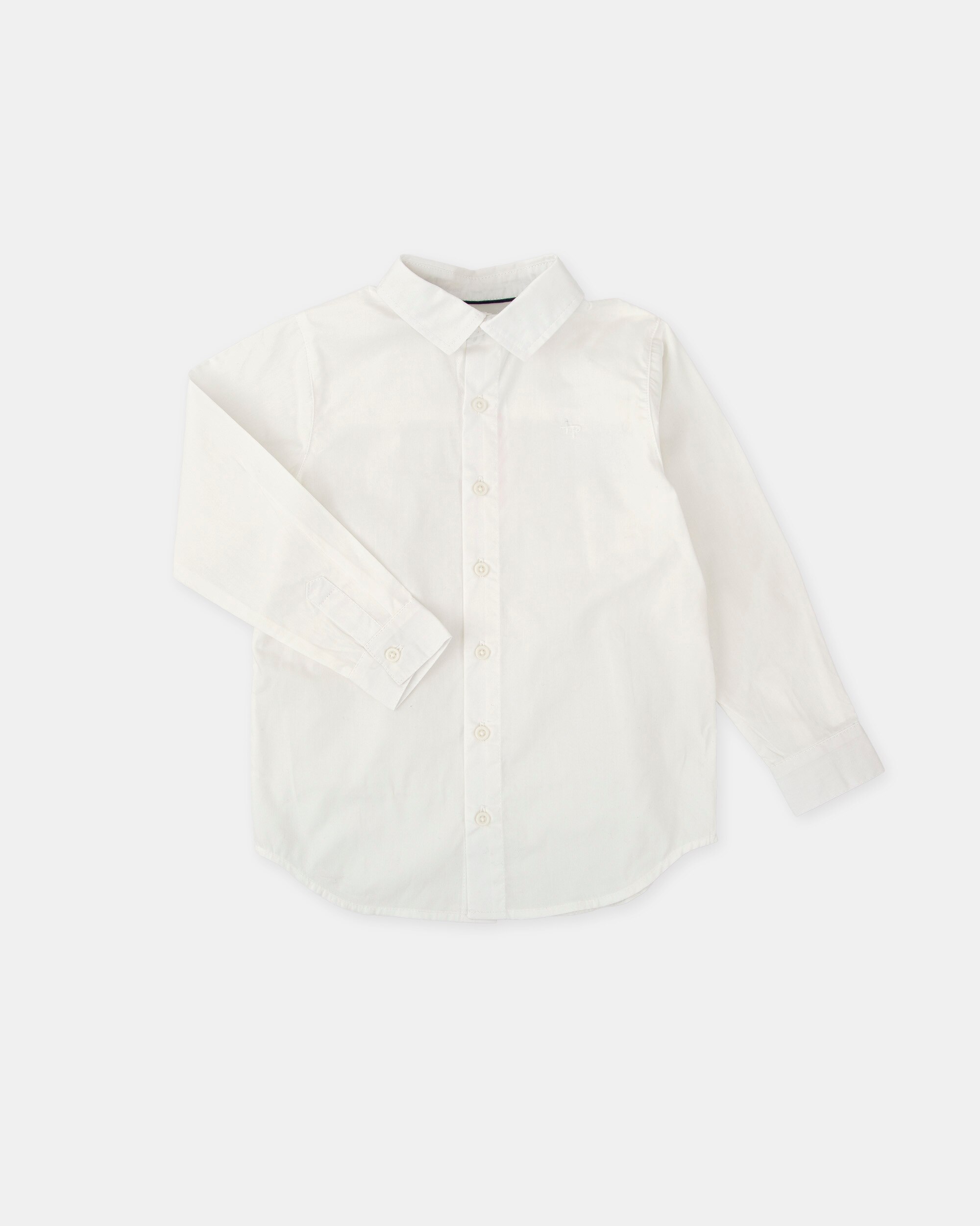 Camisa Infantil Branca de Algodão Tutto Piccolo Branco-3