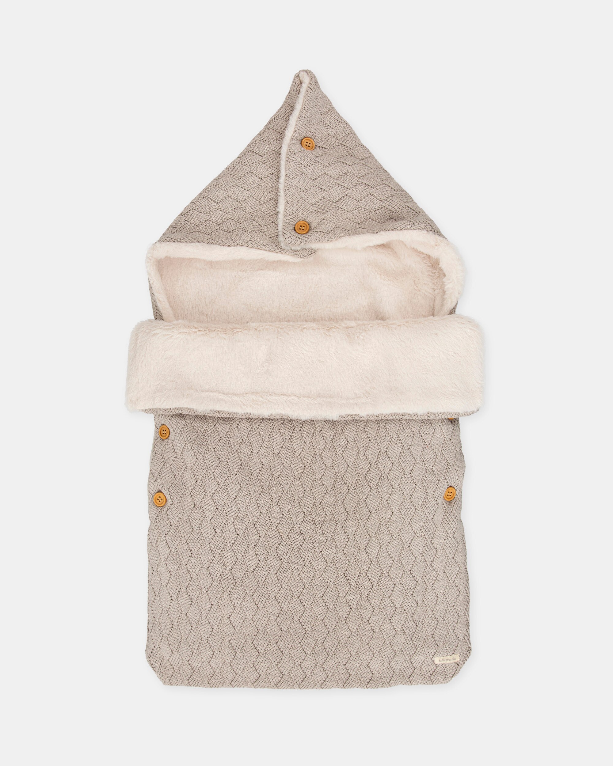 Saco para Bebé em Topo Tutto Piccolo Taupe-1
