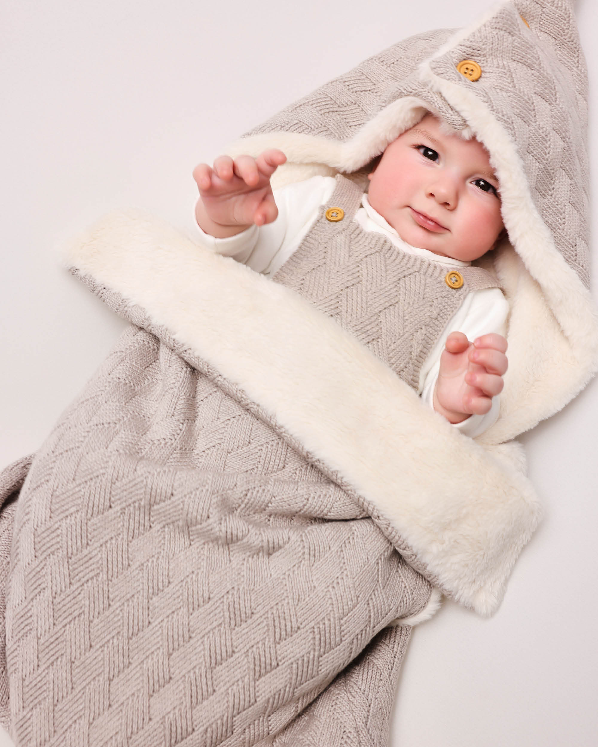 Saco para Bebé em Topo Tutto Piccolo Taupe-2