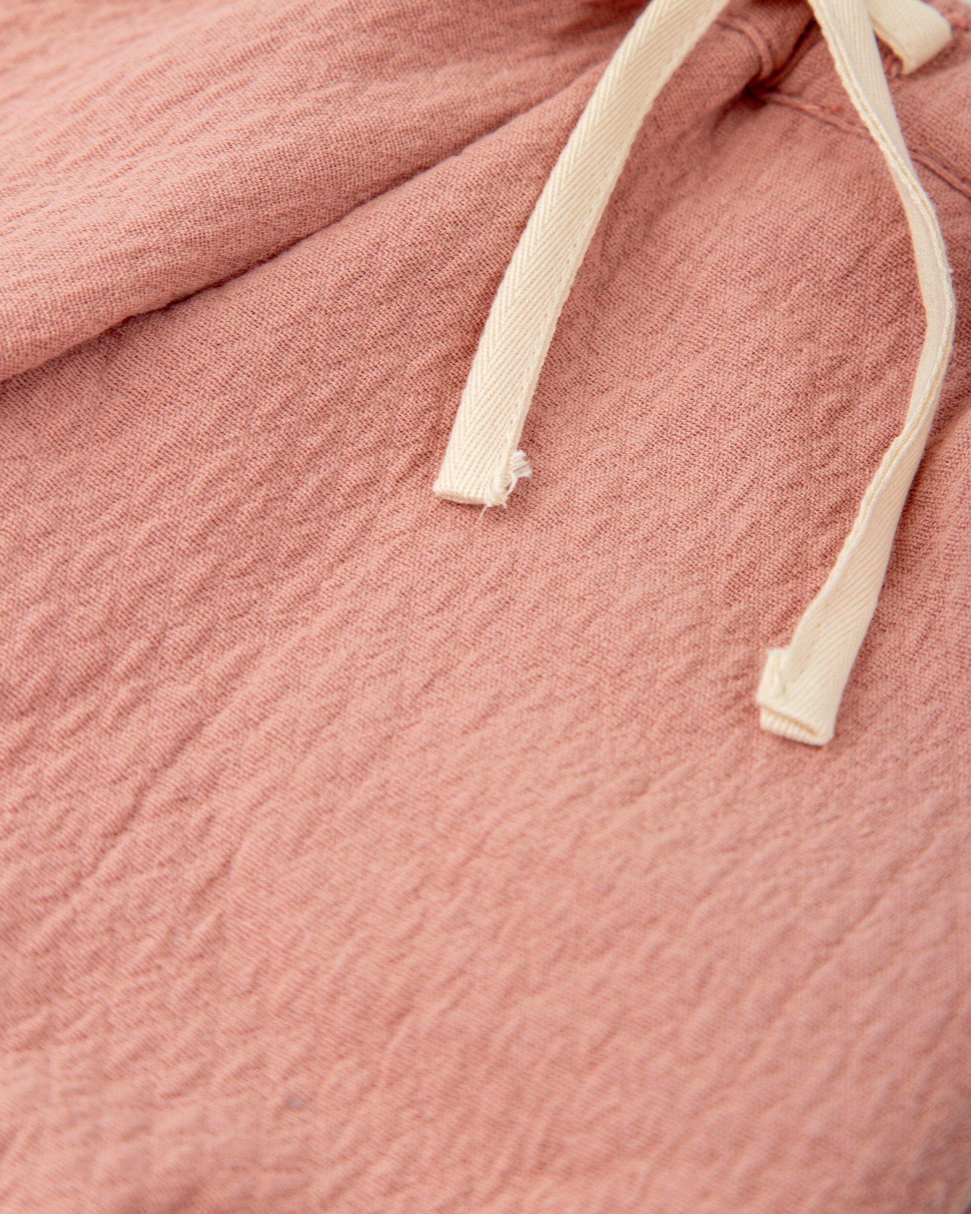 Calças para Bebé em Rosa com Cordão de Ajuste Tutto Piccolo Rosa-4