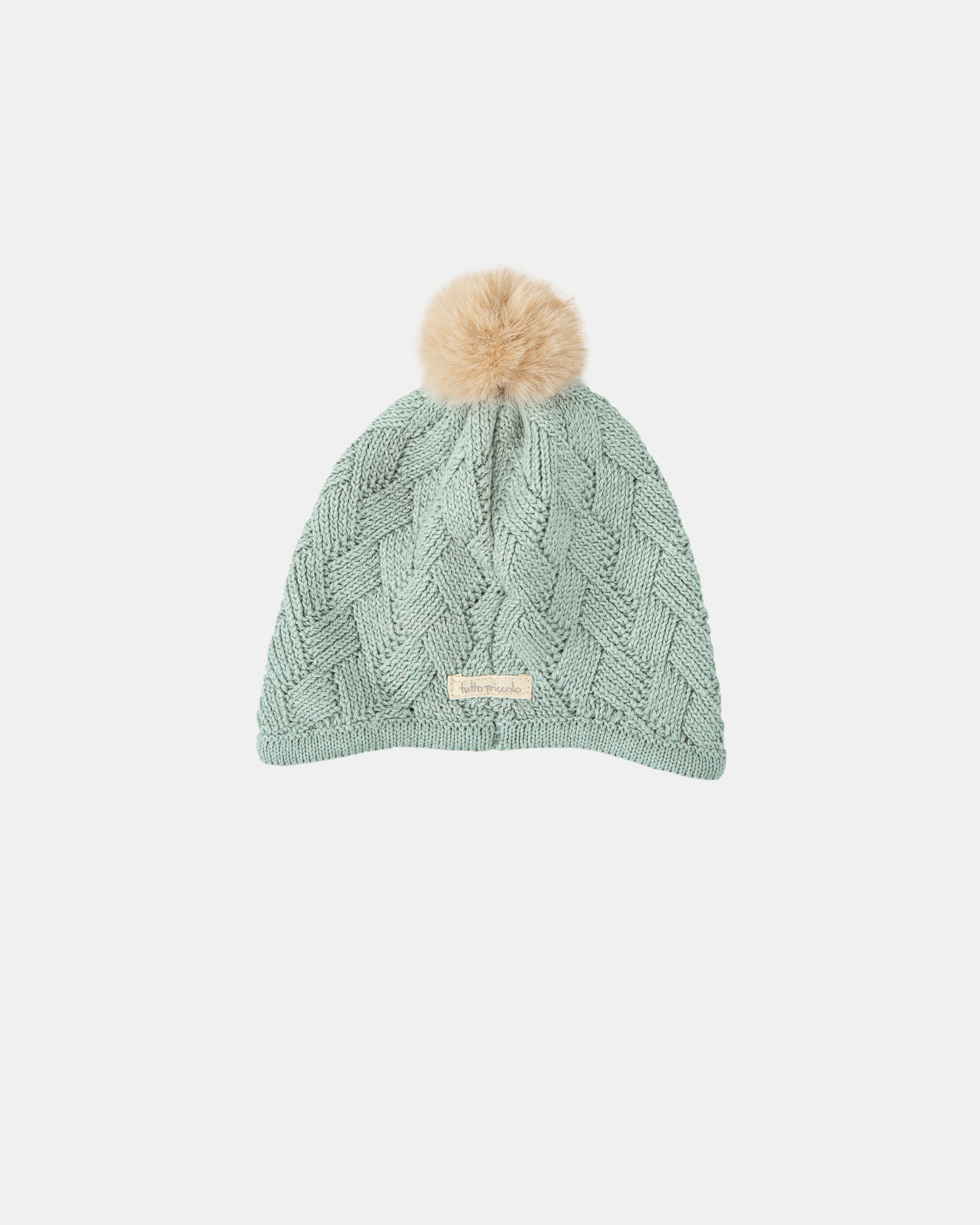 Gorro Tricot de Bebé Tutto Piccolo Verde-1