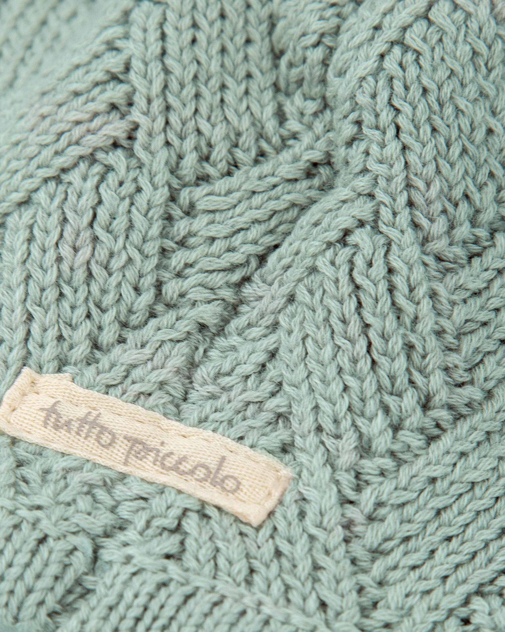 Gorro Tricot de Bebé Tutto Piccolo Verde-4