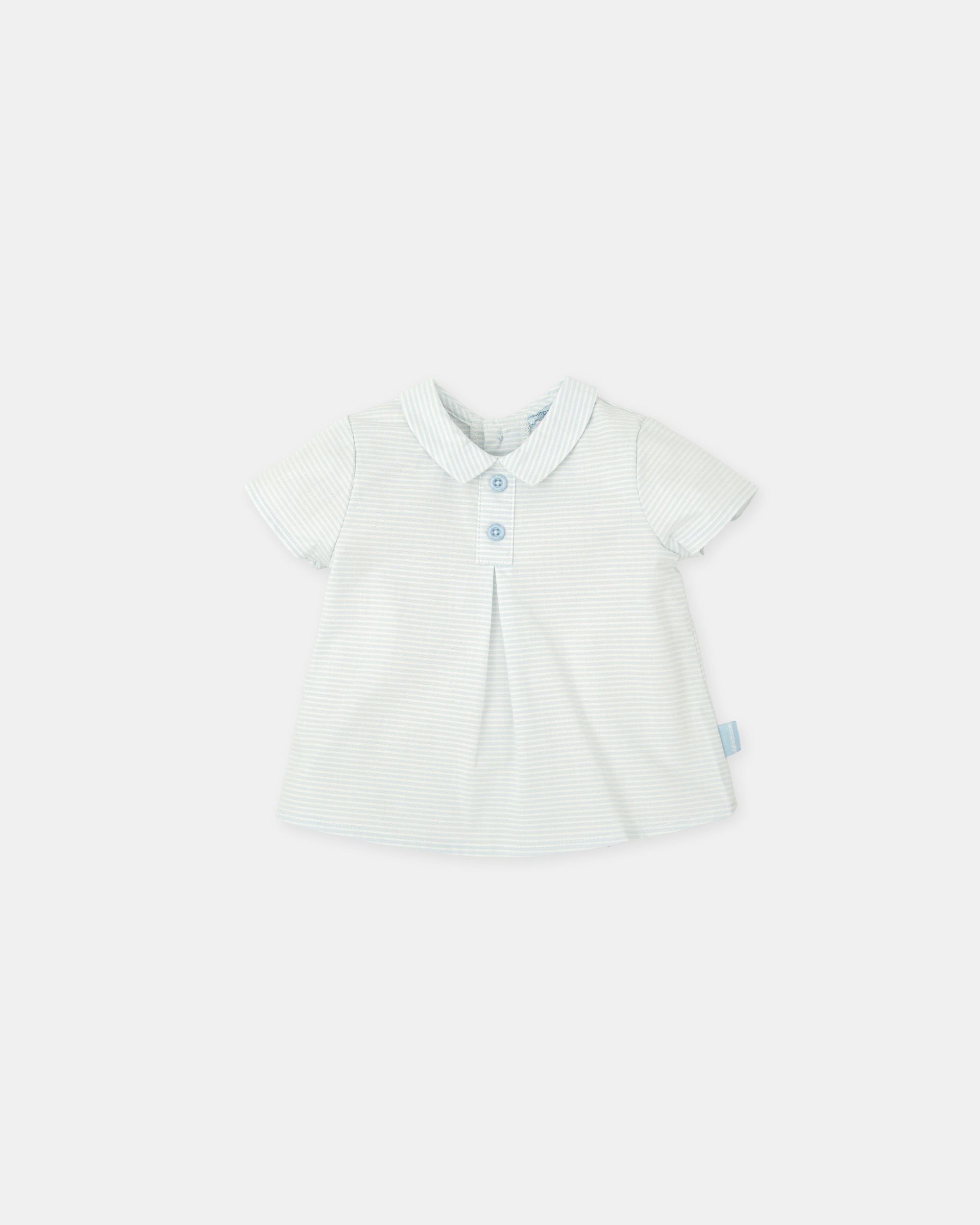 Blusa de Manga Curta para Bebé Tutto Piccolo Porcelana-1