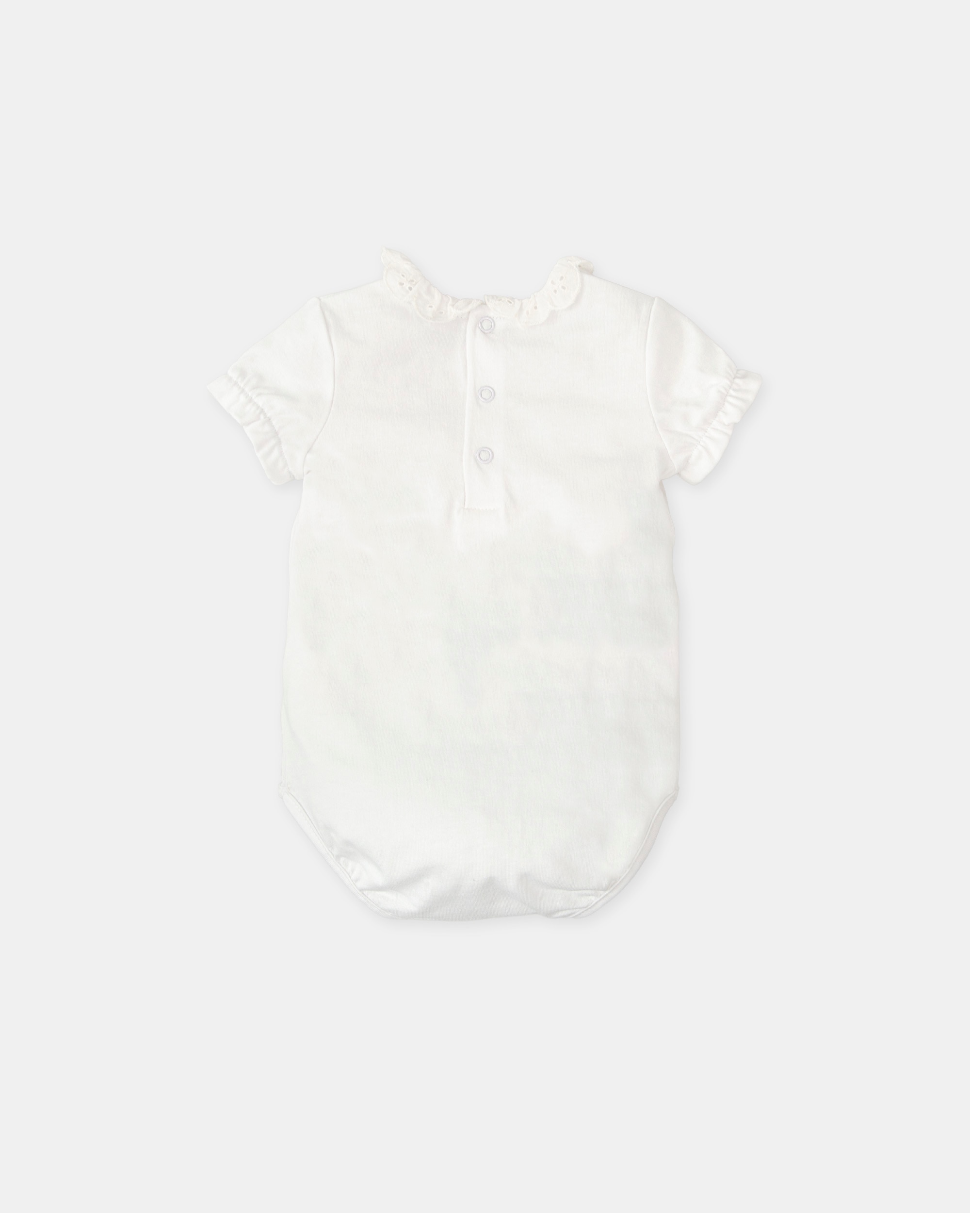 Body de Bebé Tutto Piccolo Branco-2