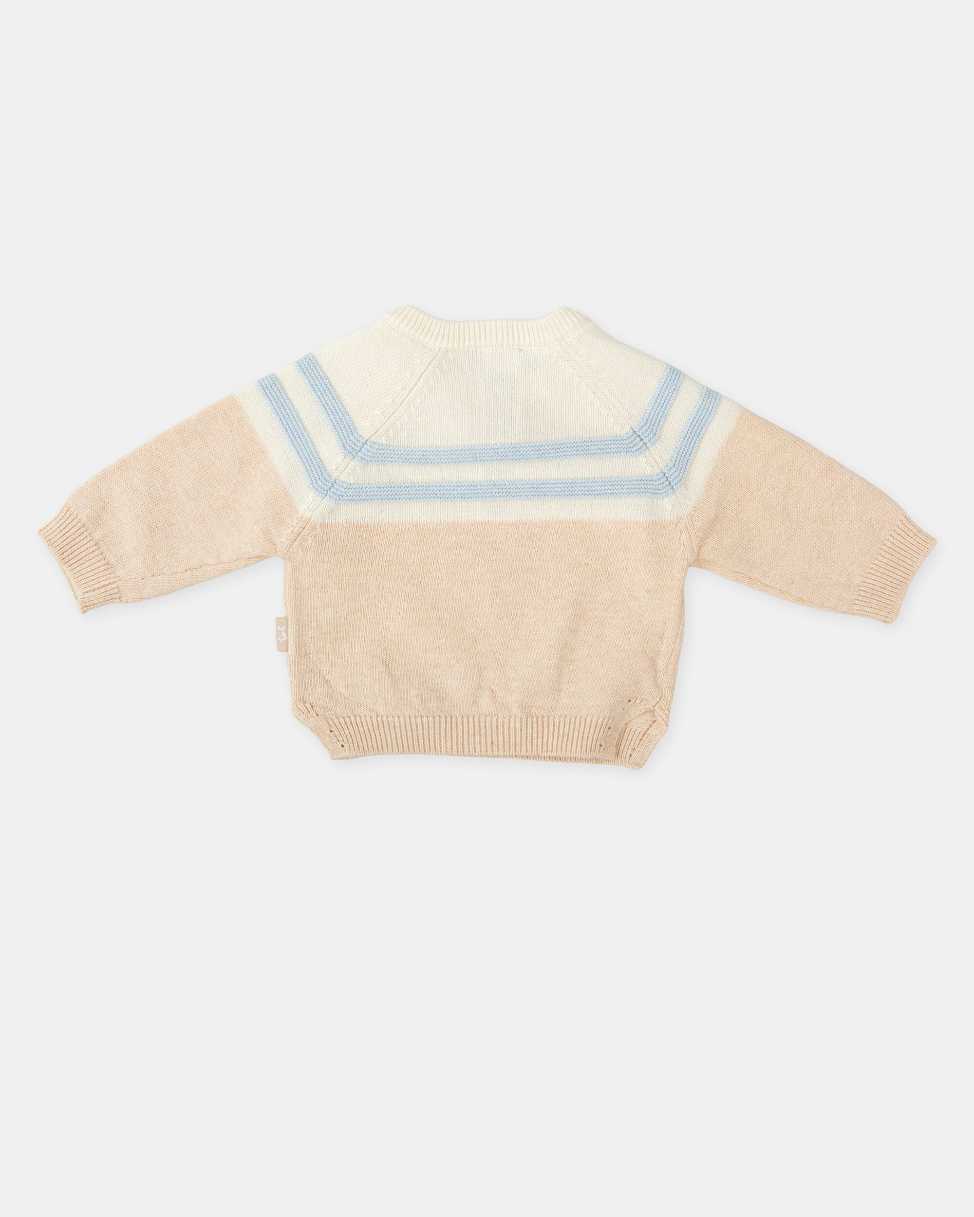 Camisola Tricot de Bebé Tutto Piccolo Areia-4