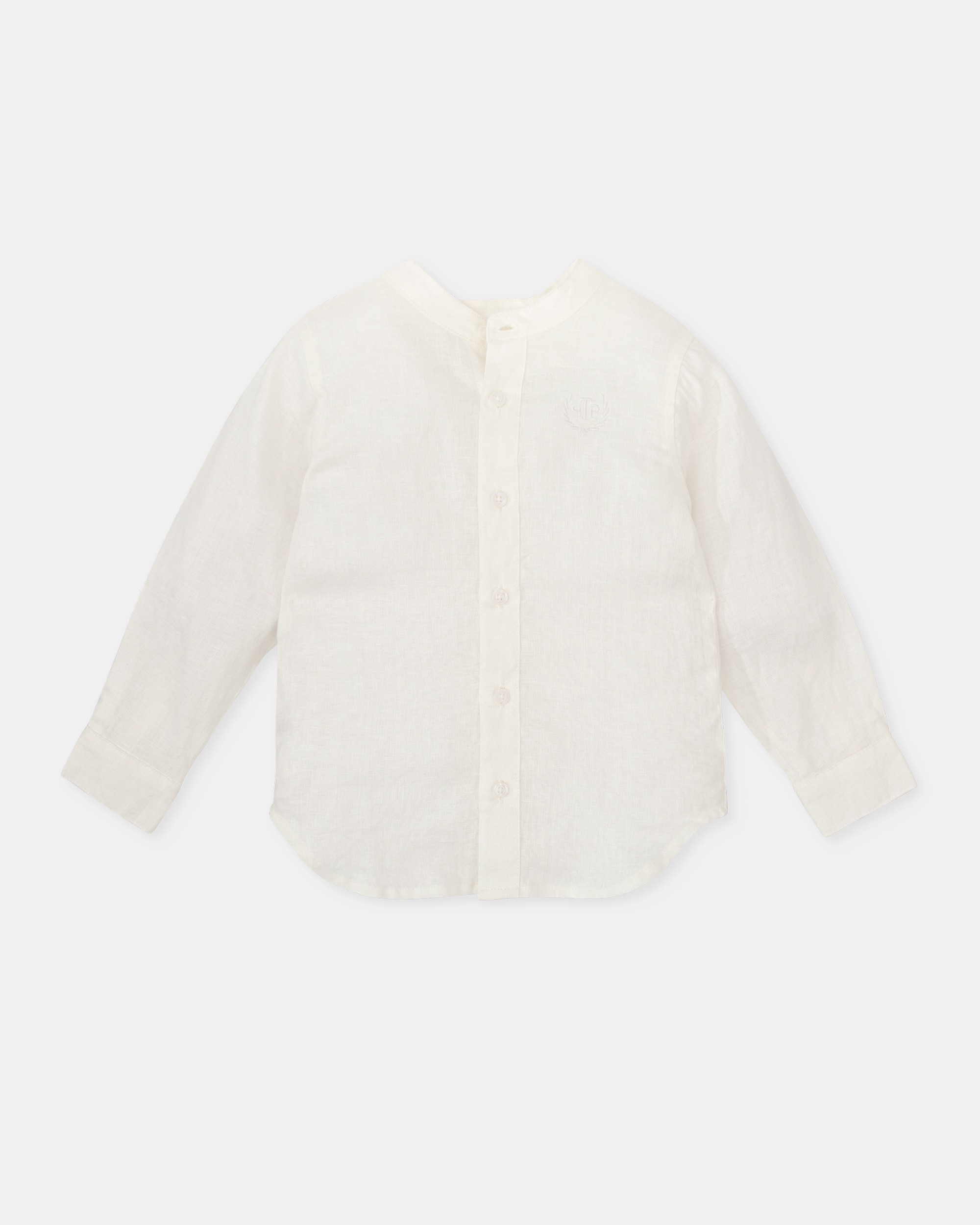 Camisa de Manga Comprida Infantil Tutto Piccolo Branco-2