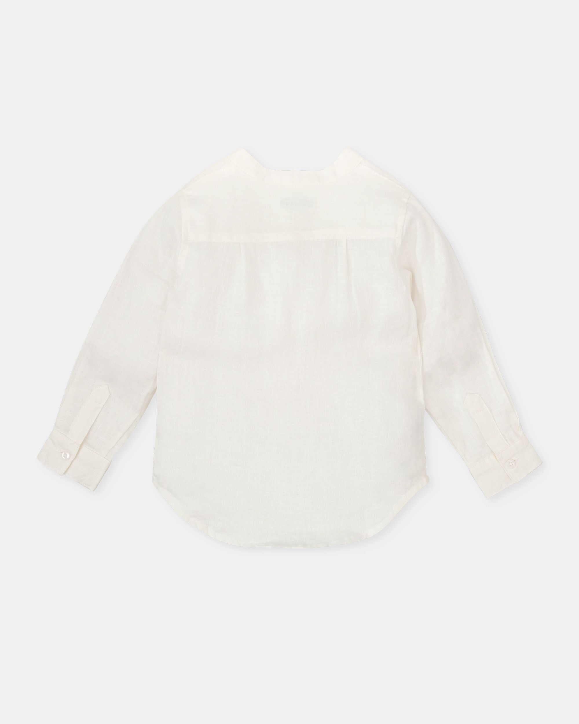 Camisa de Manga Comprida Infantil Tutto Piccolo Branco-4