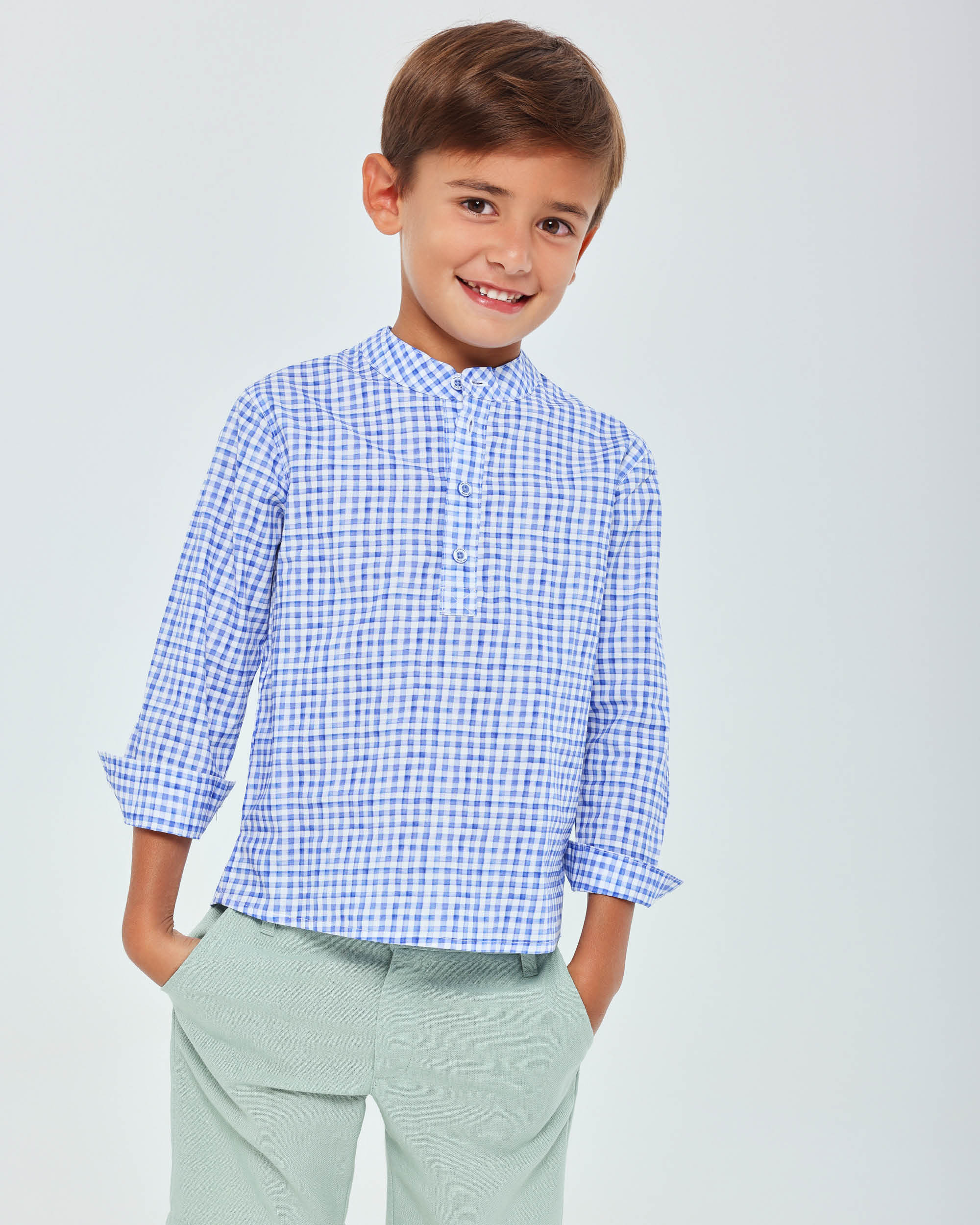 Camisa de Manga Comprida Infantil Tutto Piccolo Branco-2