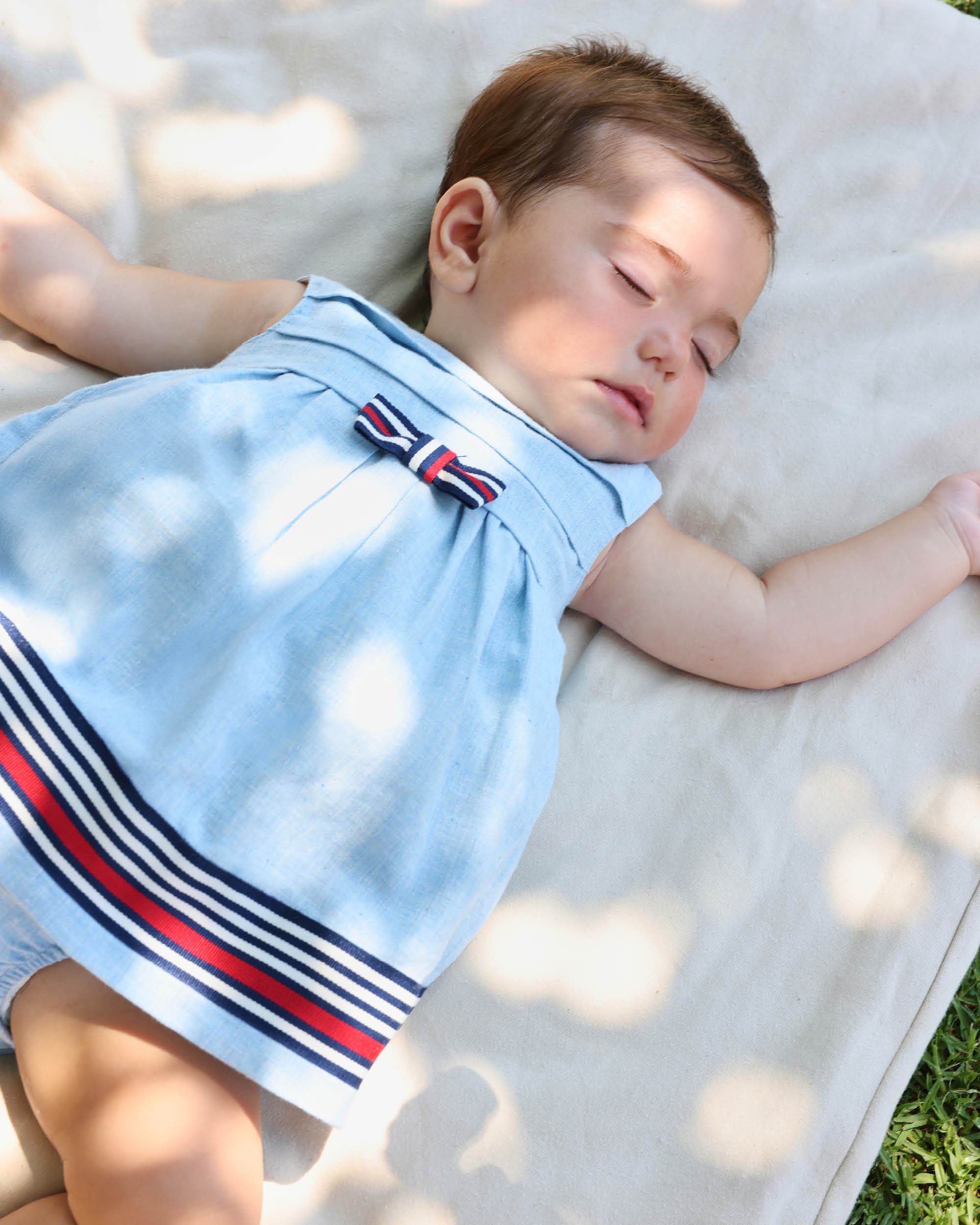 Vestido com Cueca de Bebé Tutto Piccolo Azul-claro-2