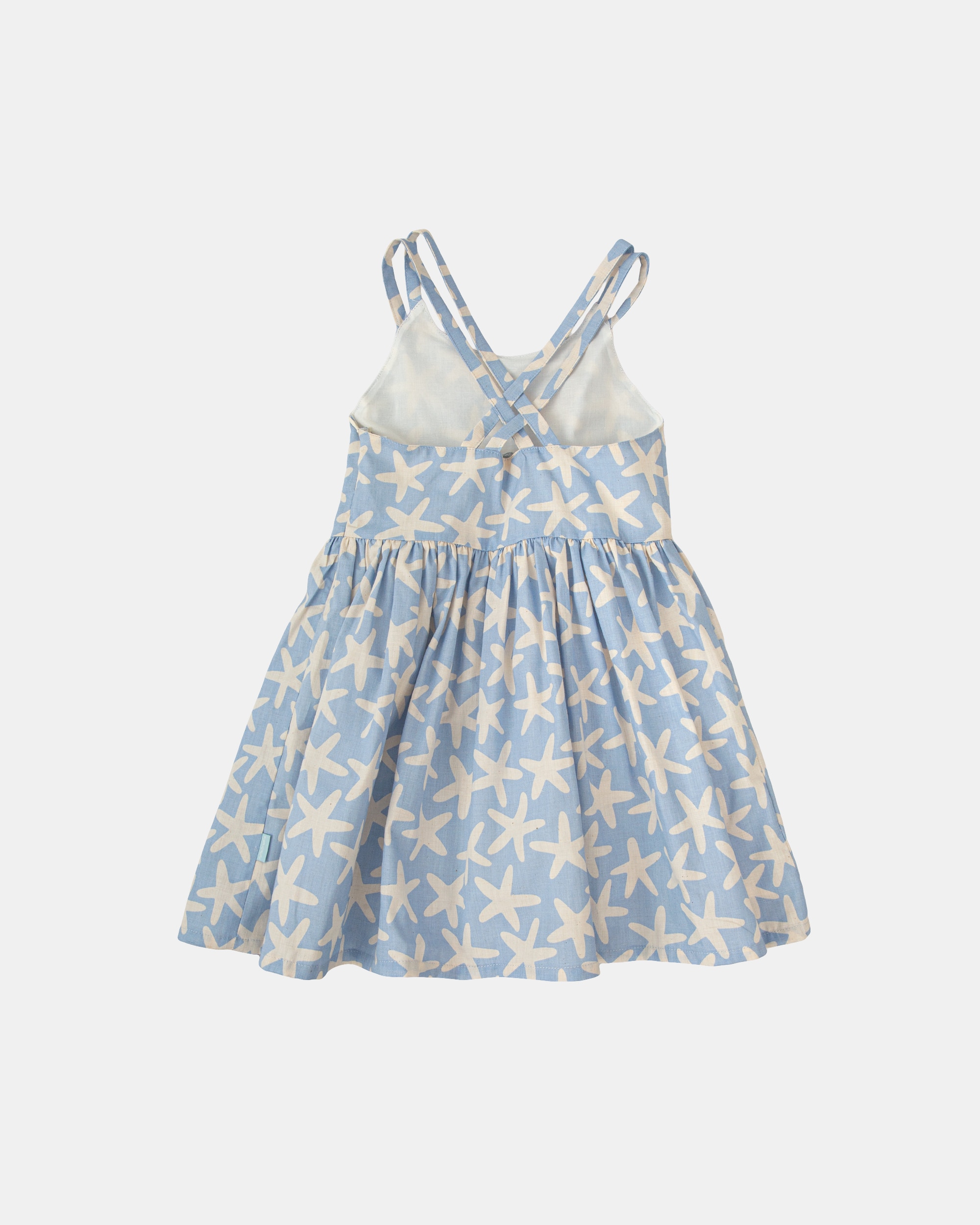 Vestido sem Mangas Infantil Tutto Piccolo Azul-celeste-4