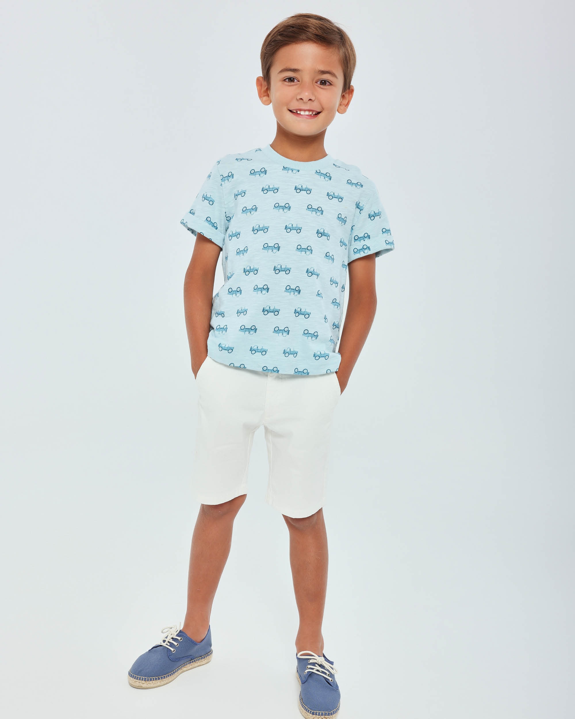 Bermudas de Criança Tutto Piccolo Areia-1