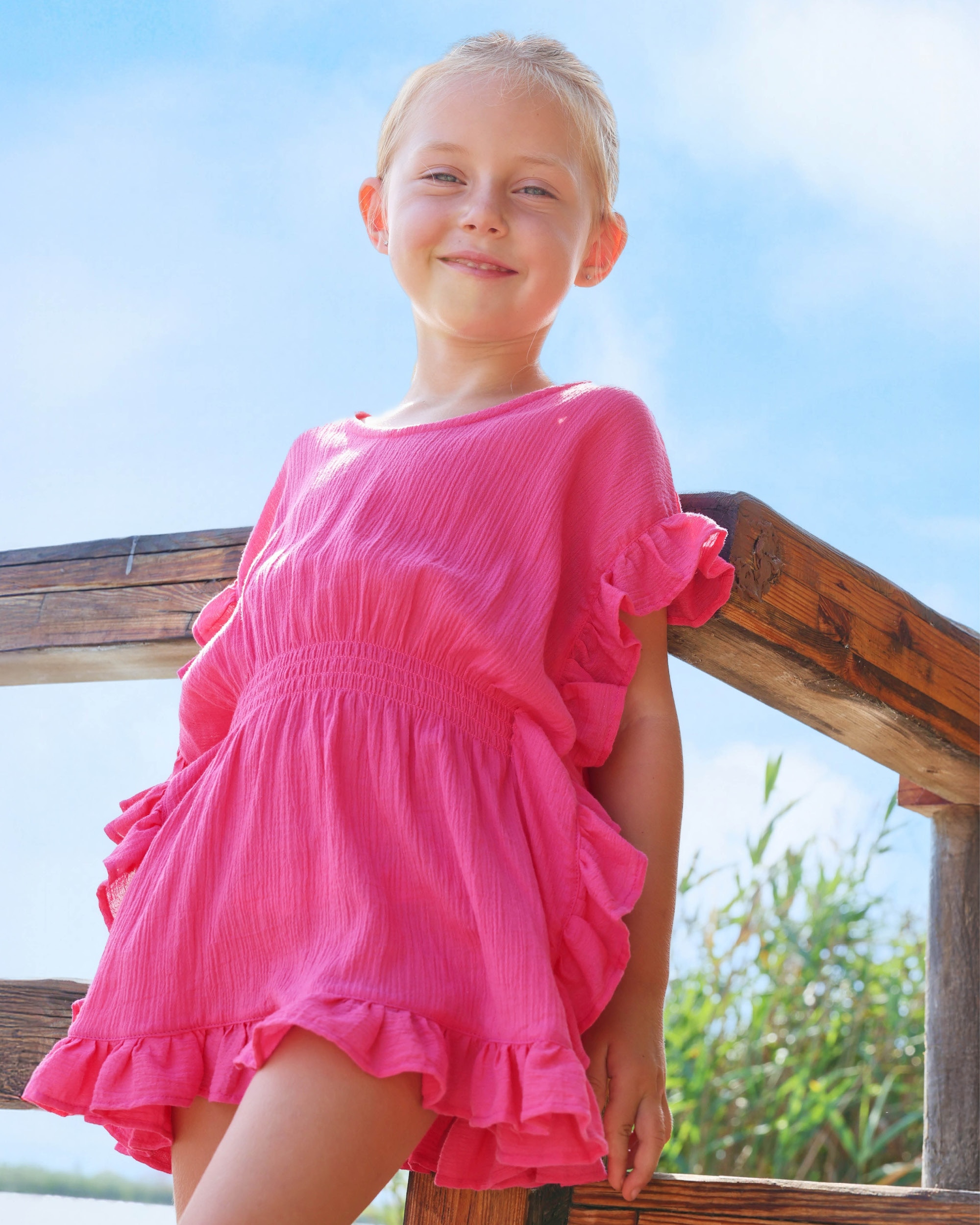Camisola Infantil Tutto Piccolo Fúcsia-2