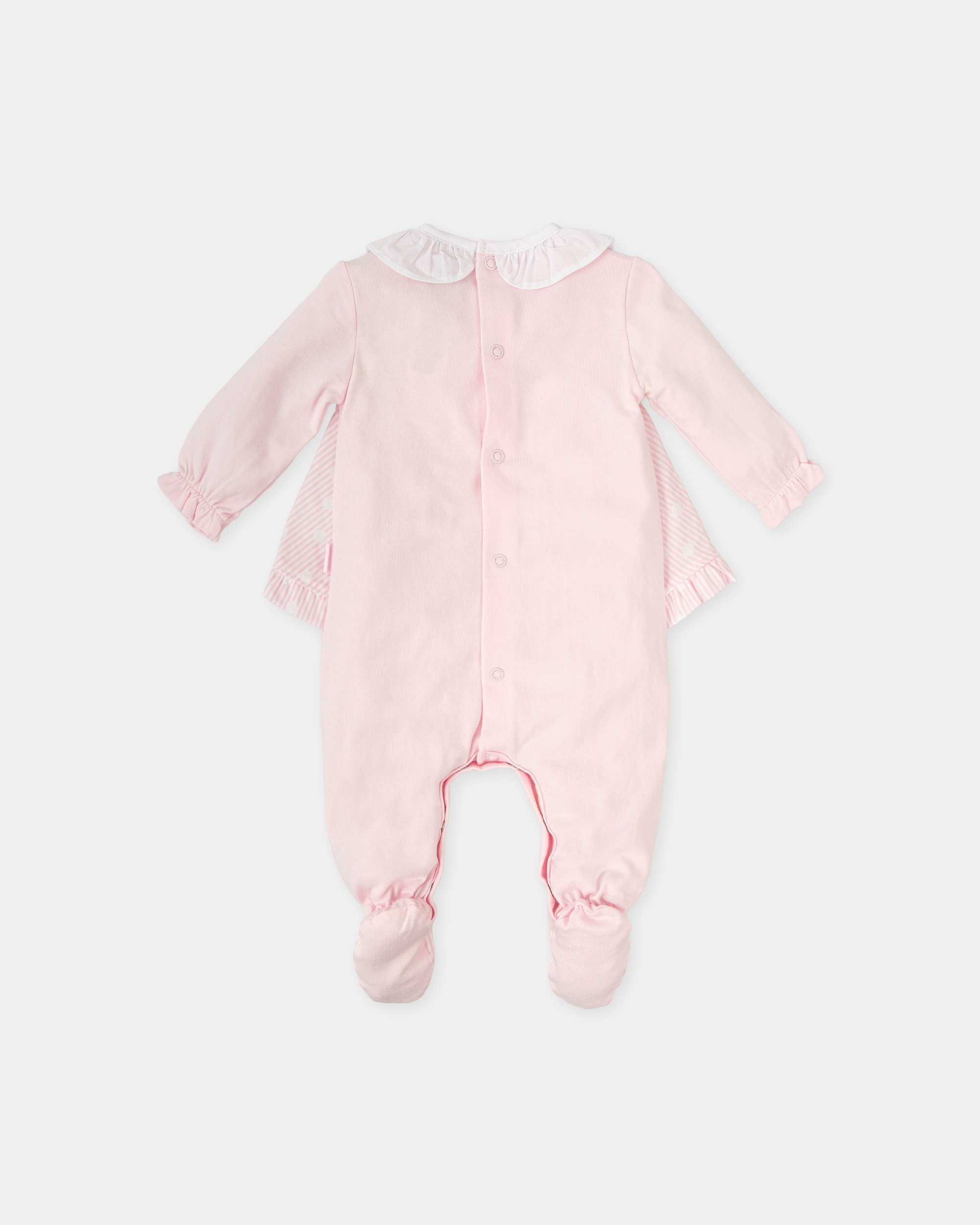 Babygrow Comprido de Bebé Rosa-pastel-2