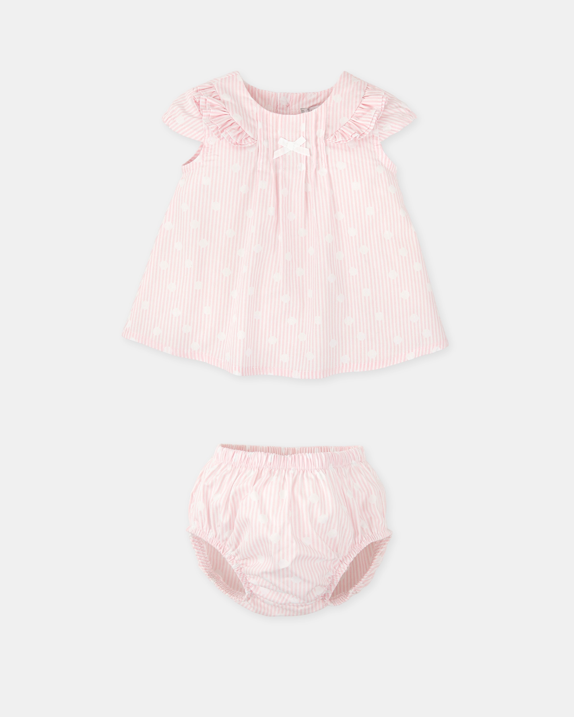 Vestido com Cueca de Bebé Rosa-pastel-3