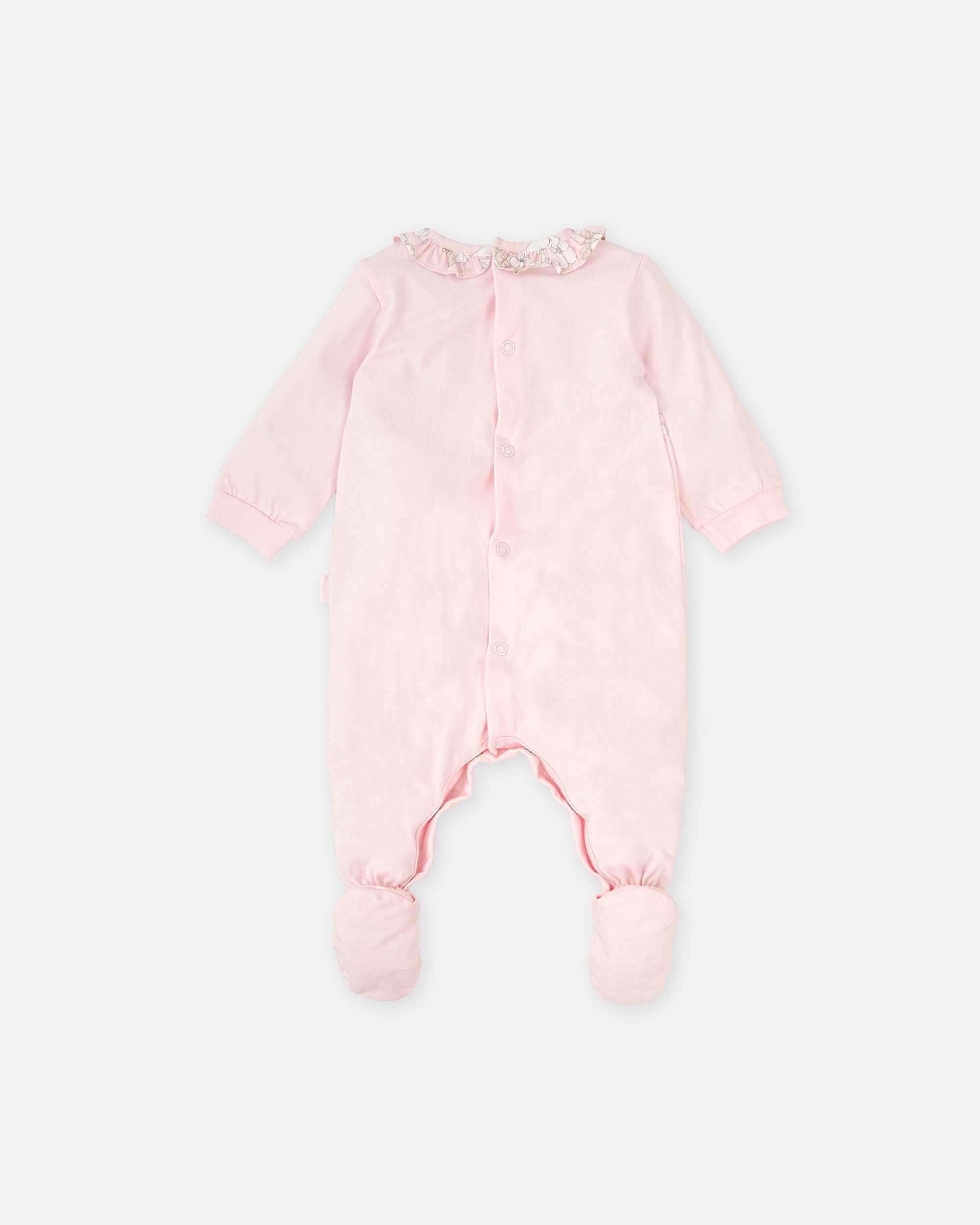 Babygrow Comprido de Bebé Tutto Piccolo Rosa-2